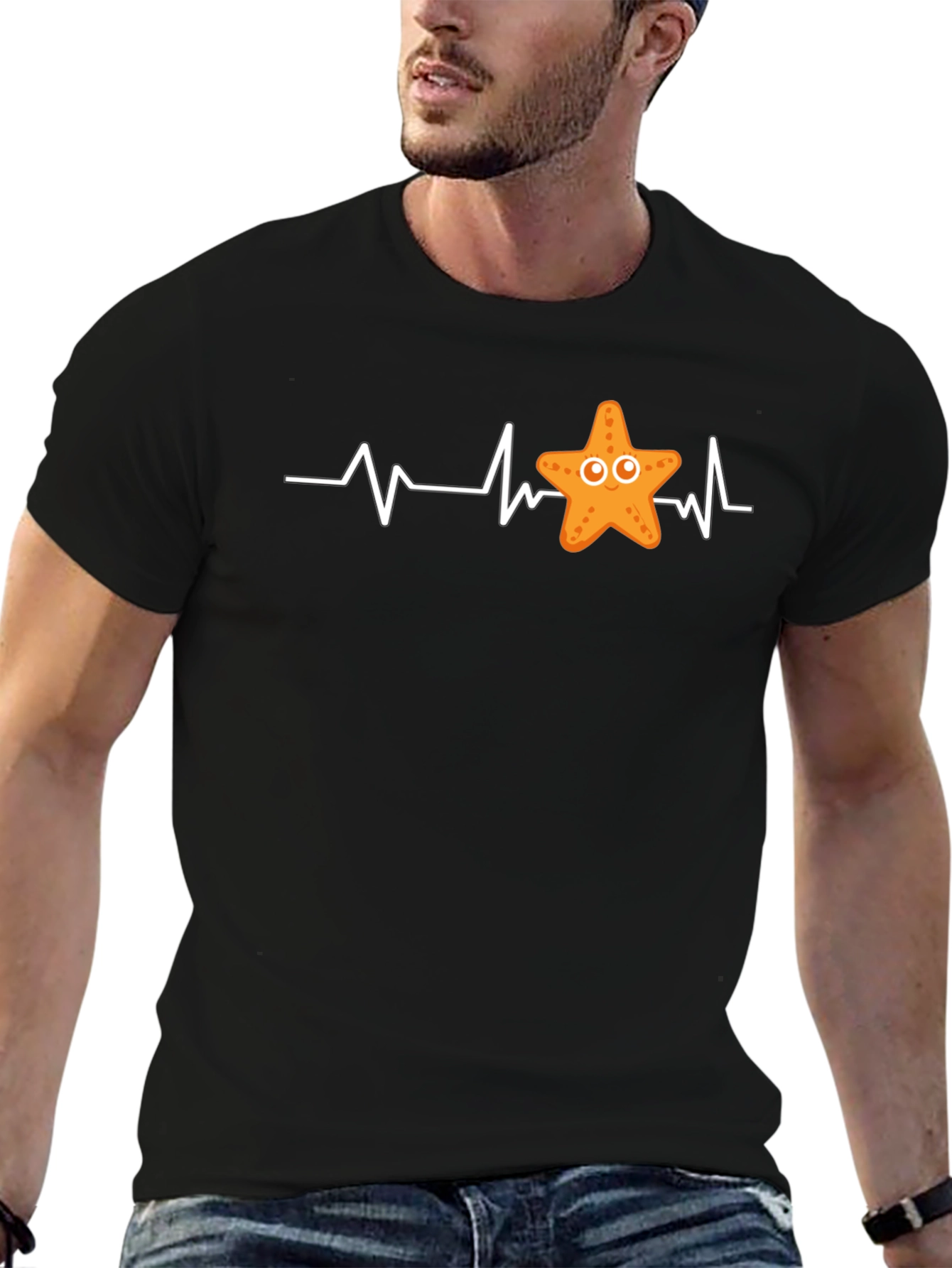 Starfish Heartbeat Graphic Tee