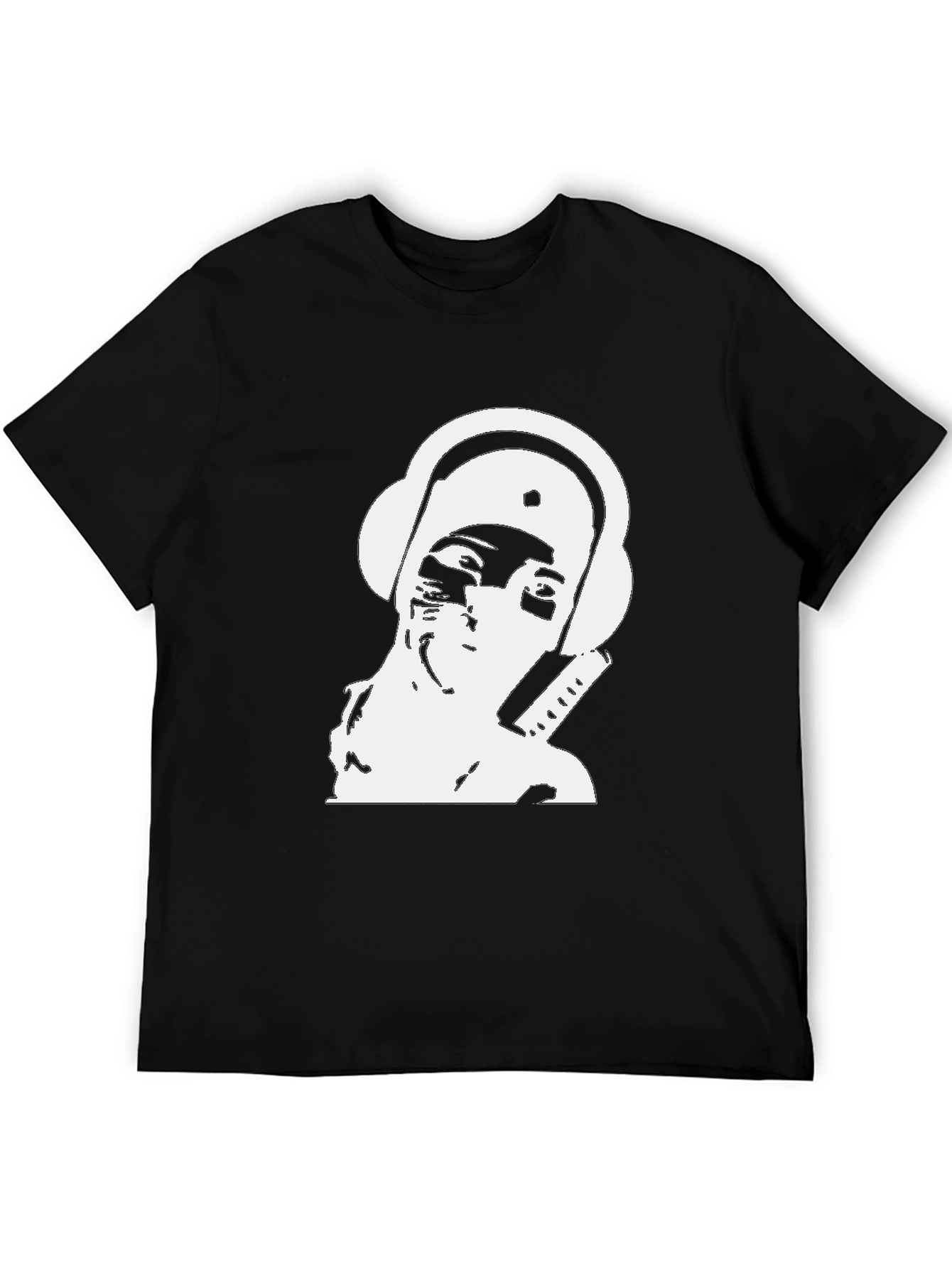 Cool Graphic Tee - Ninja with Headphones