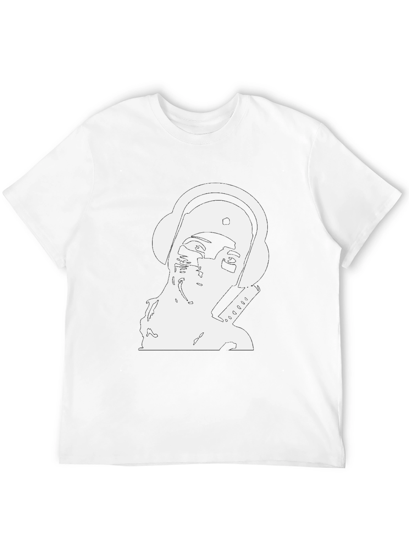 Cool Graphic Tee - Ninja with Headphones