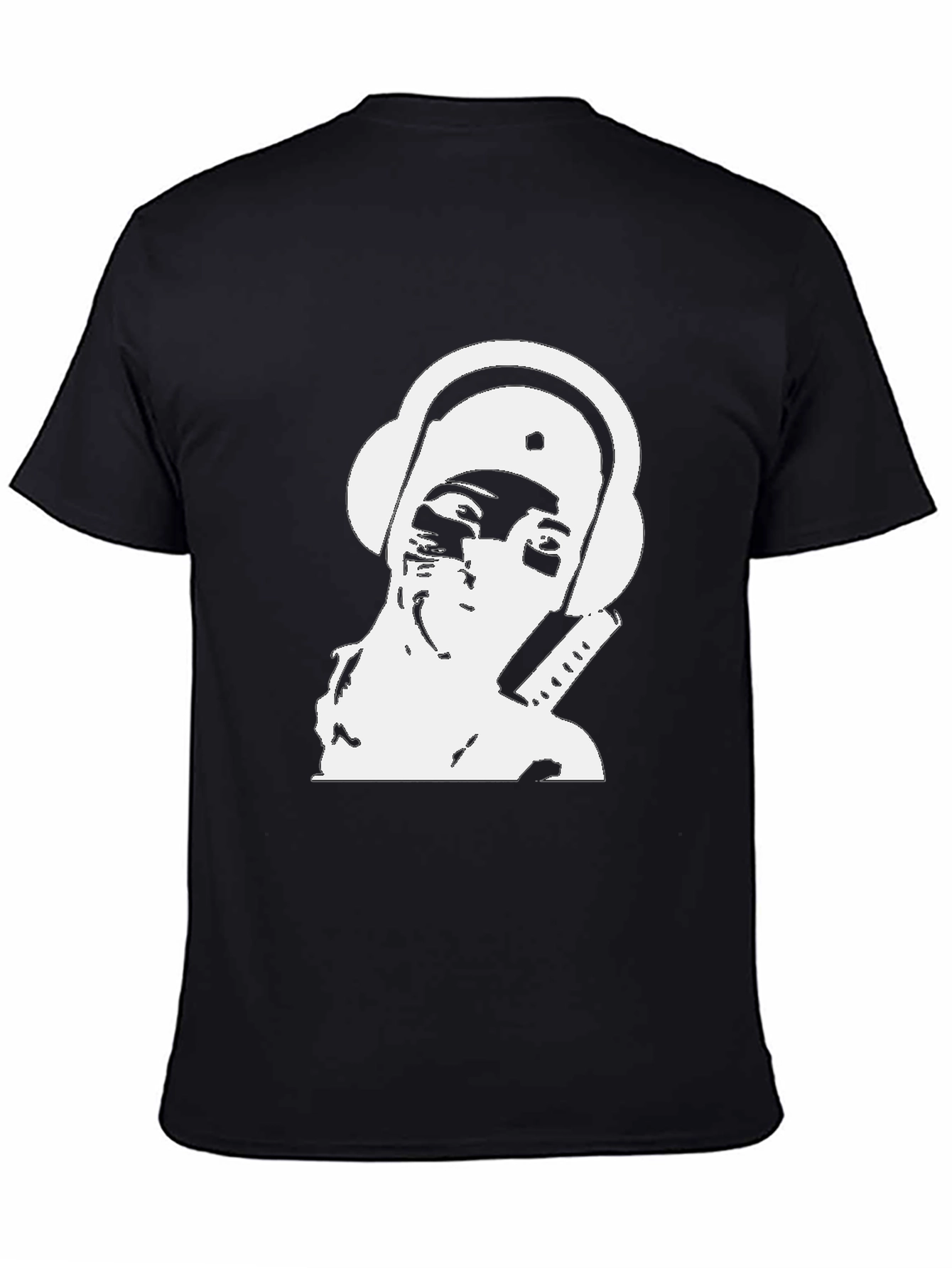 Cool Graphic Tee - Ninja with Headphones