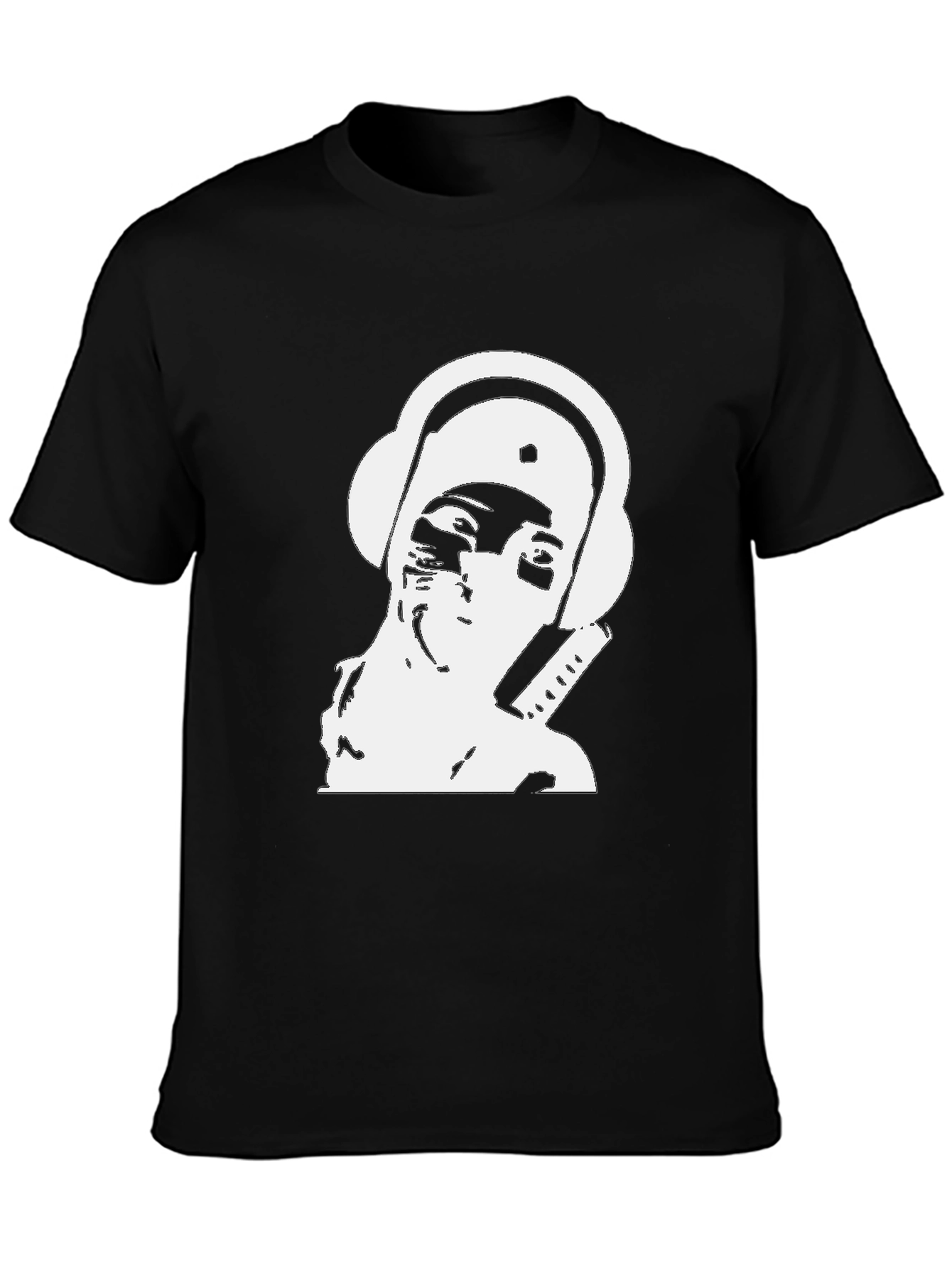 Cool Graphic Tee - Ninja with Headphones