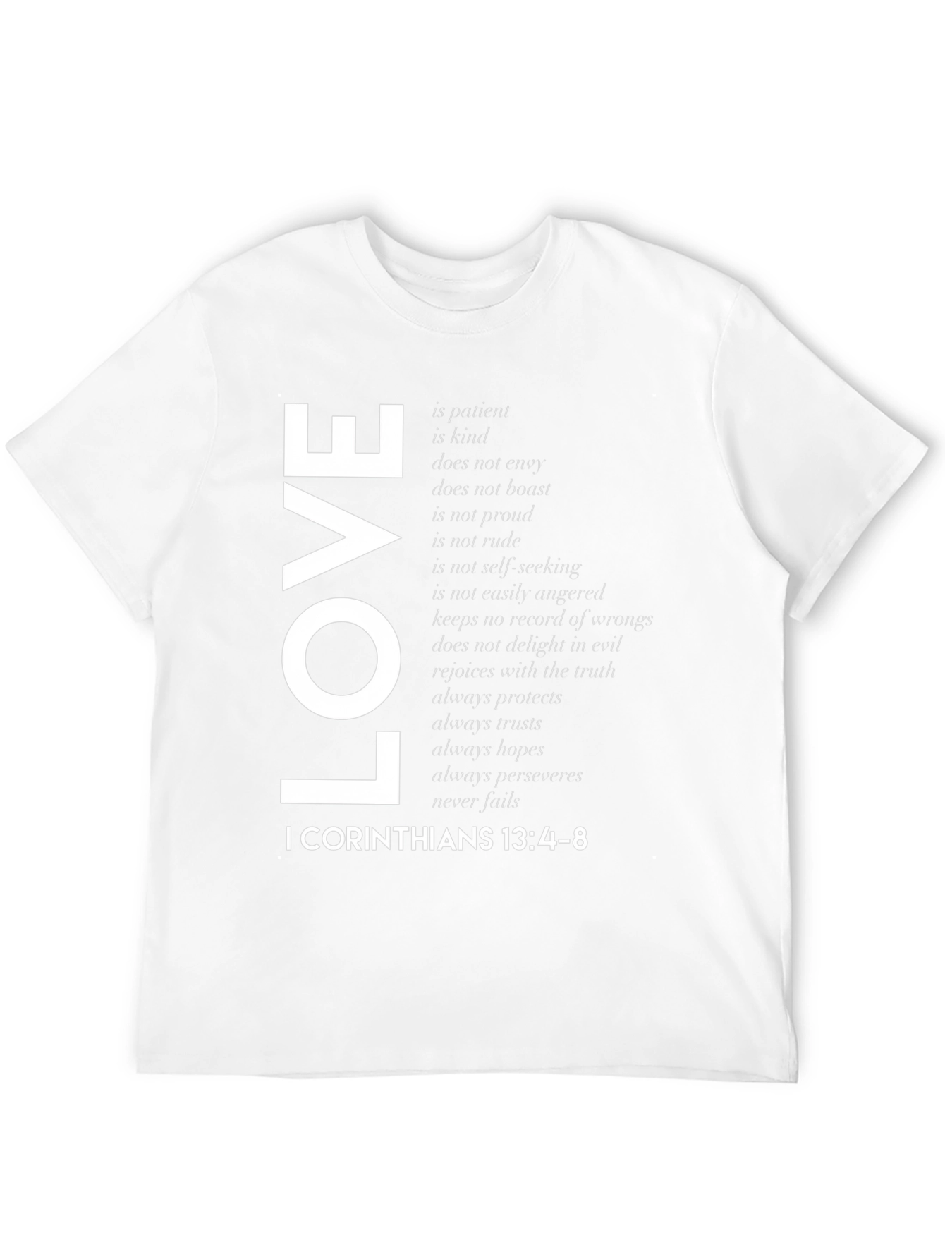 Love is Patient T-Shirt - Christian Scripture Tee