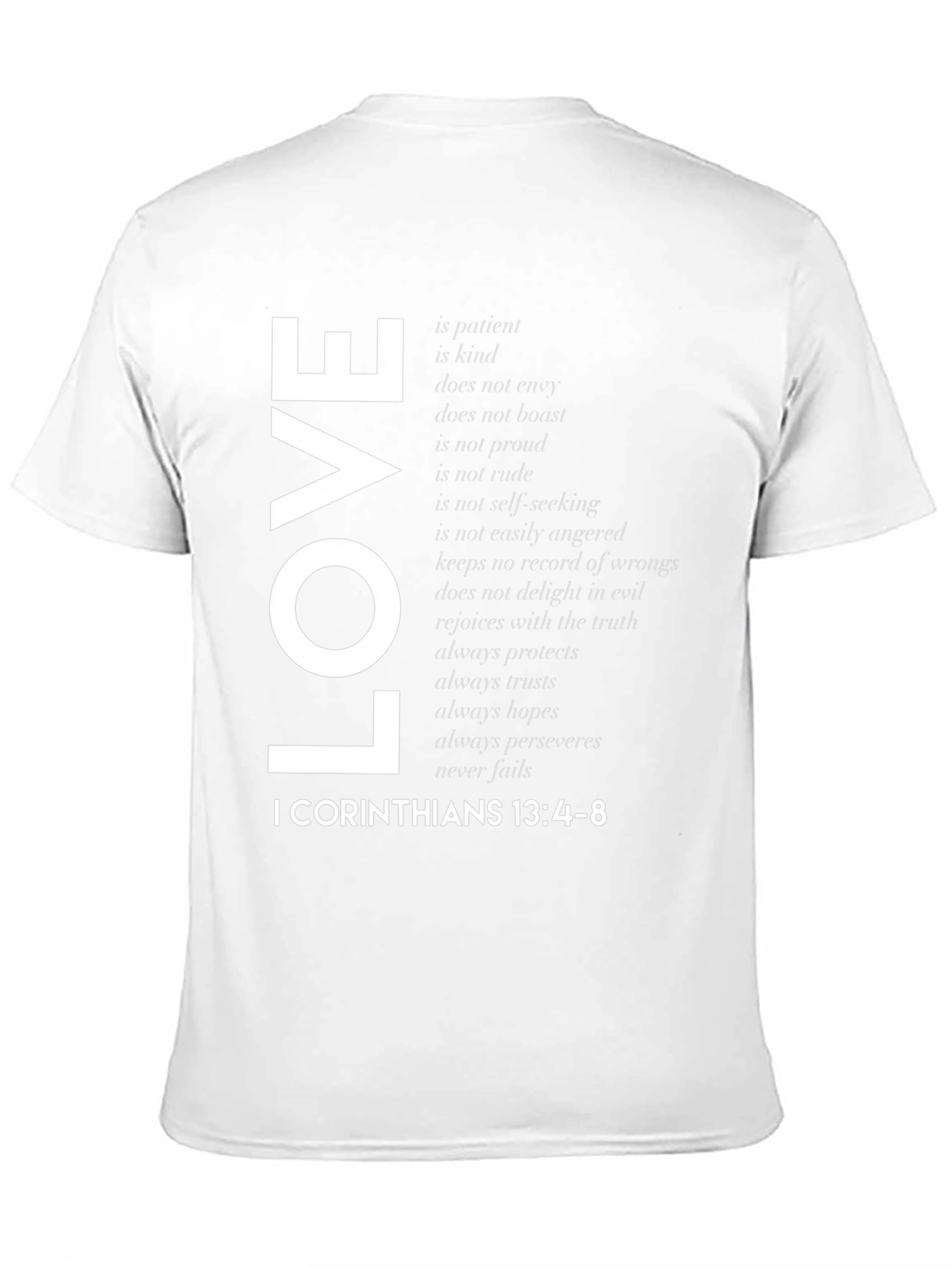 Love is Patient T-Shirt - Christian Scripture Tee
