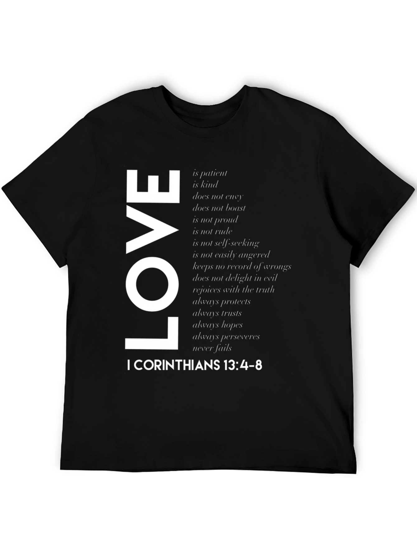 Love is Patient T-Shirt - Christian Scripture Tee