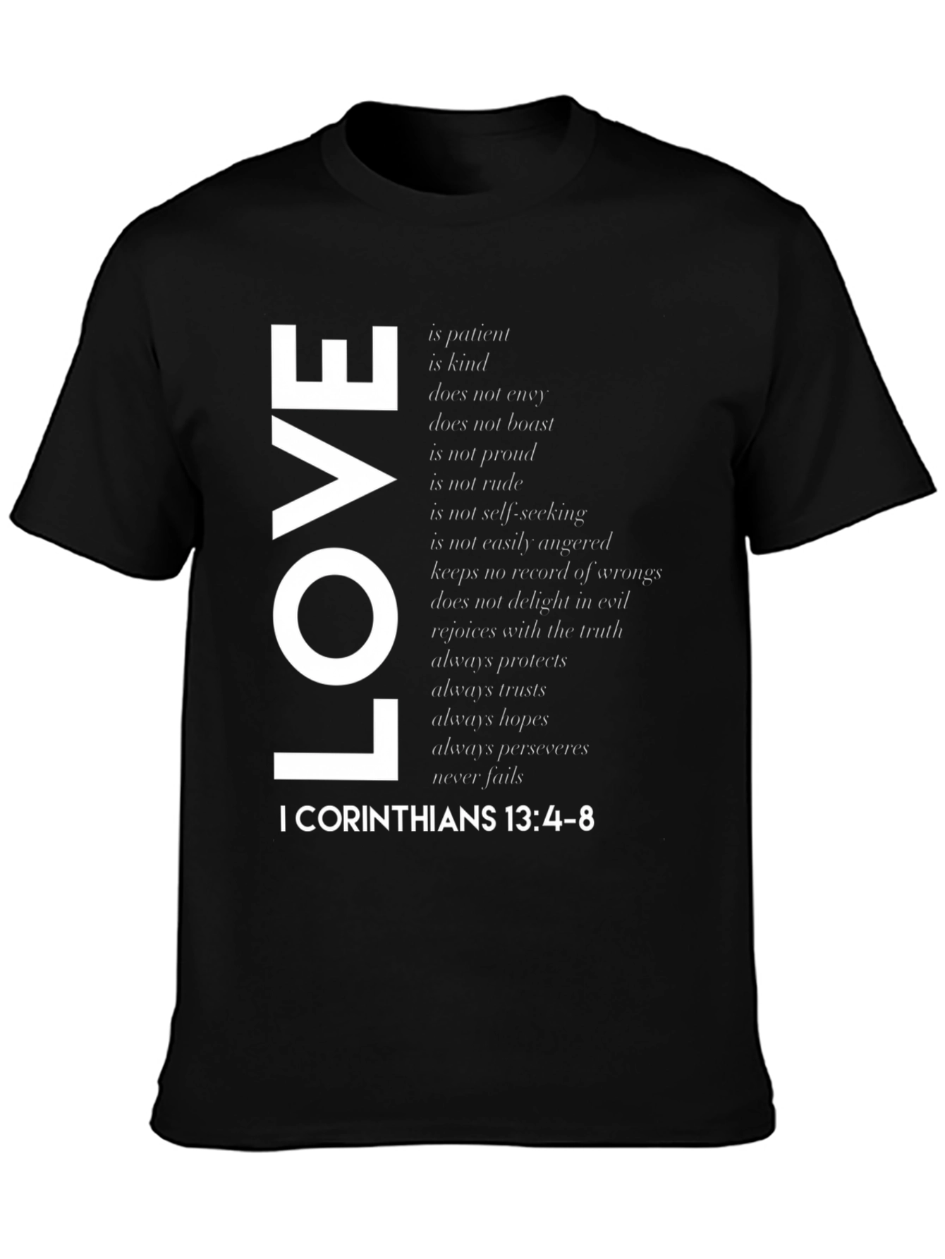 Love is Patient T-Shirt - Christian Scripture Tee