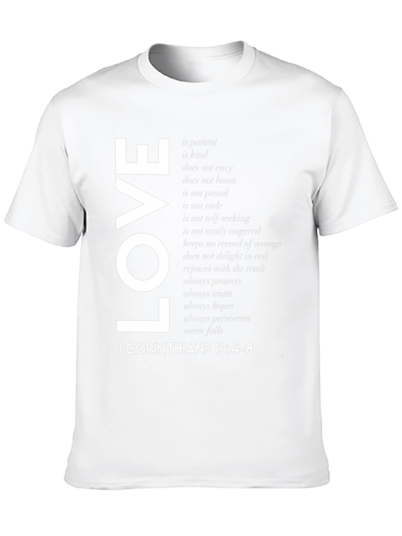 Love is Patient T-Shirt - Christian Scripture Tee