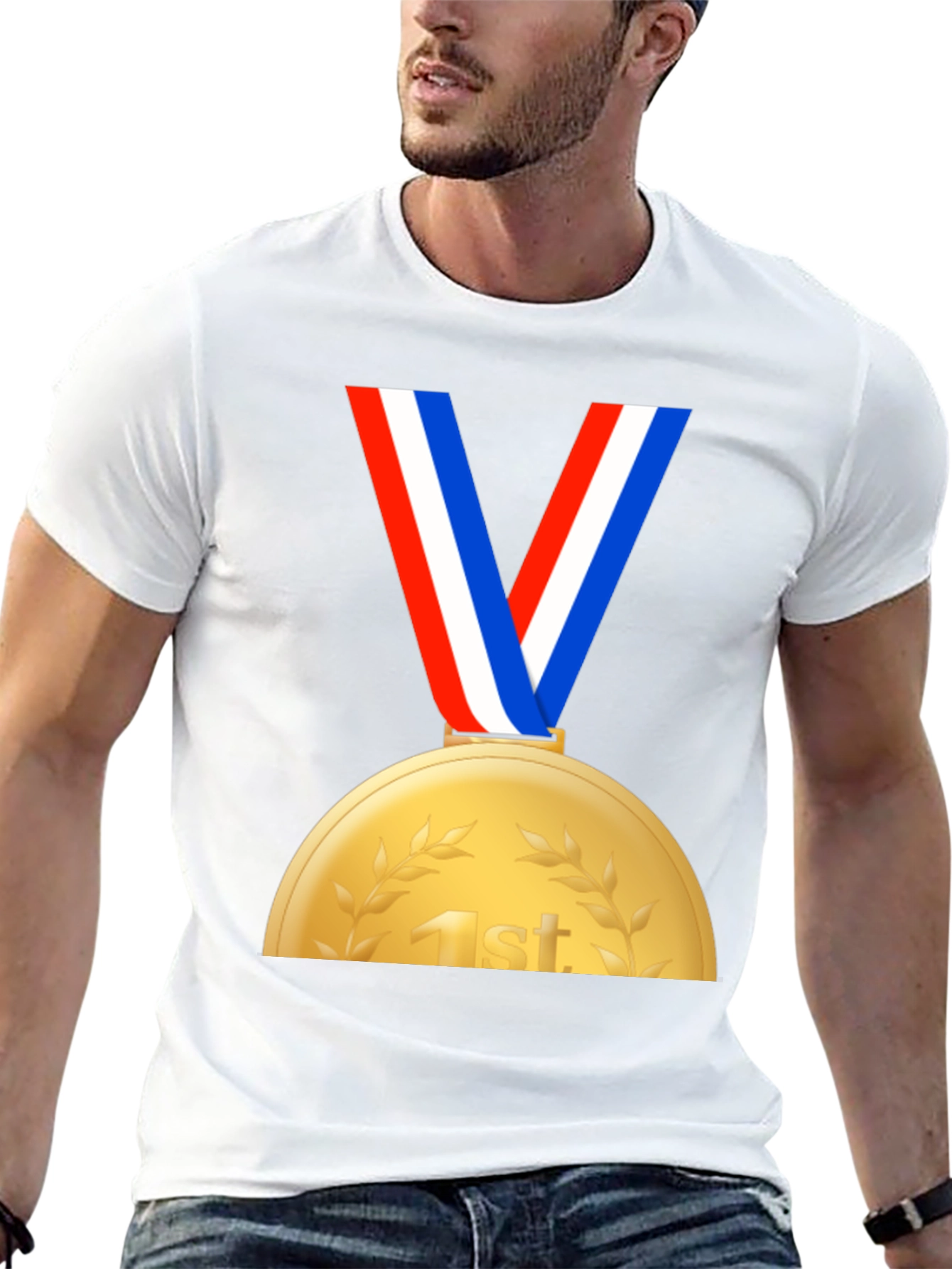 1st Place Medal Graphic Tee - Winners Style