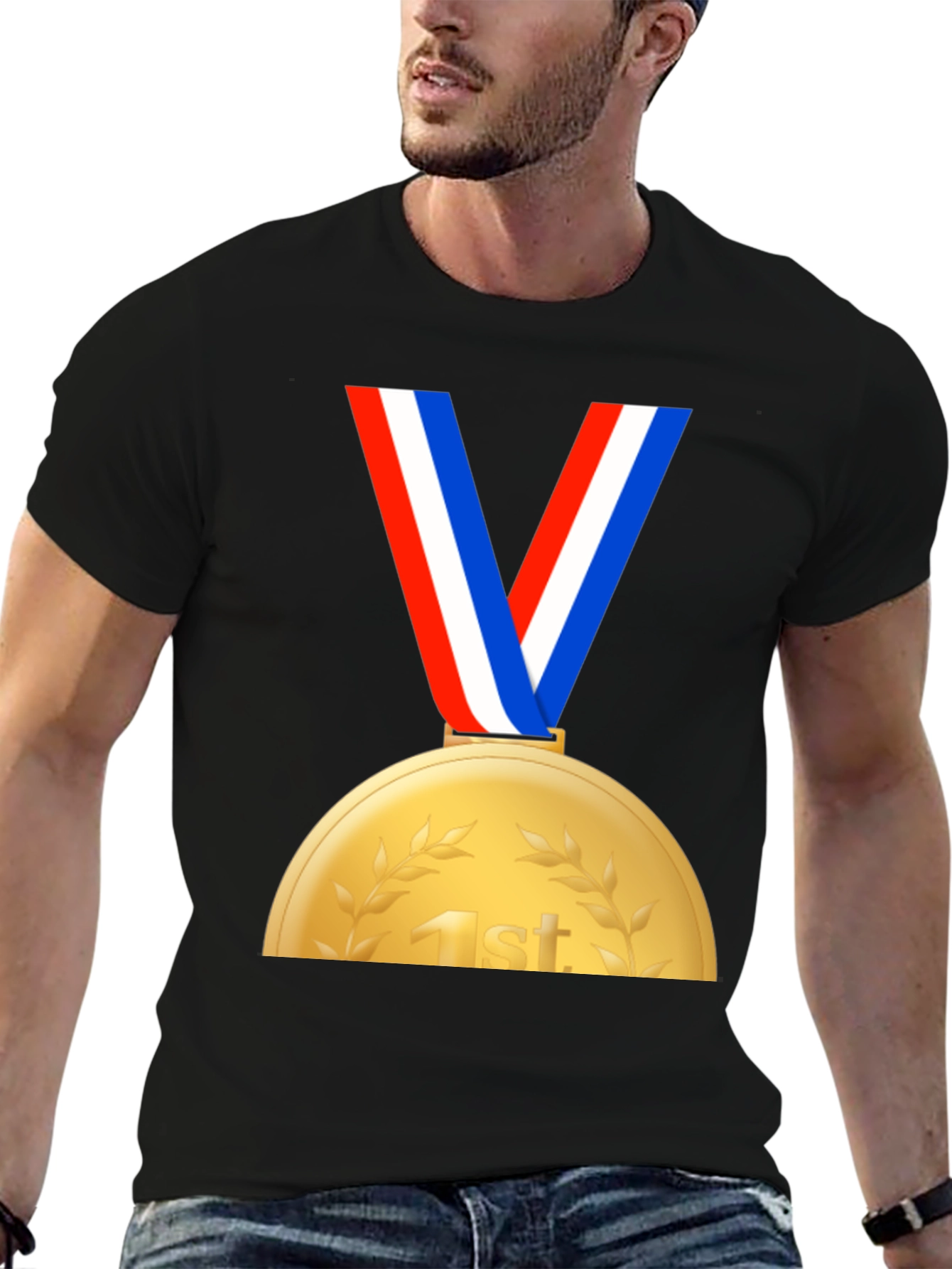 1st Place Medal Graphic Tee - Winners Style