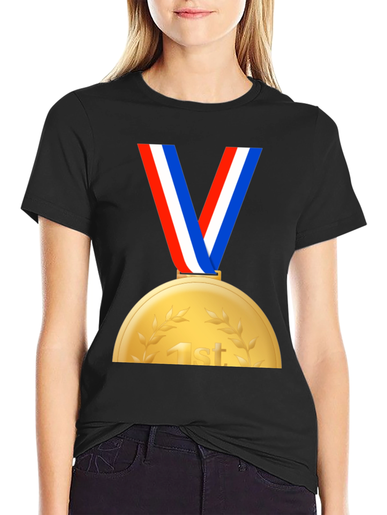1st Place Medal Graphic Tee - Winners Style