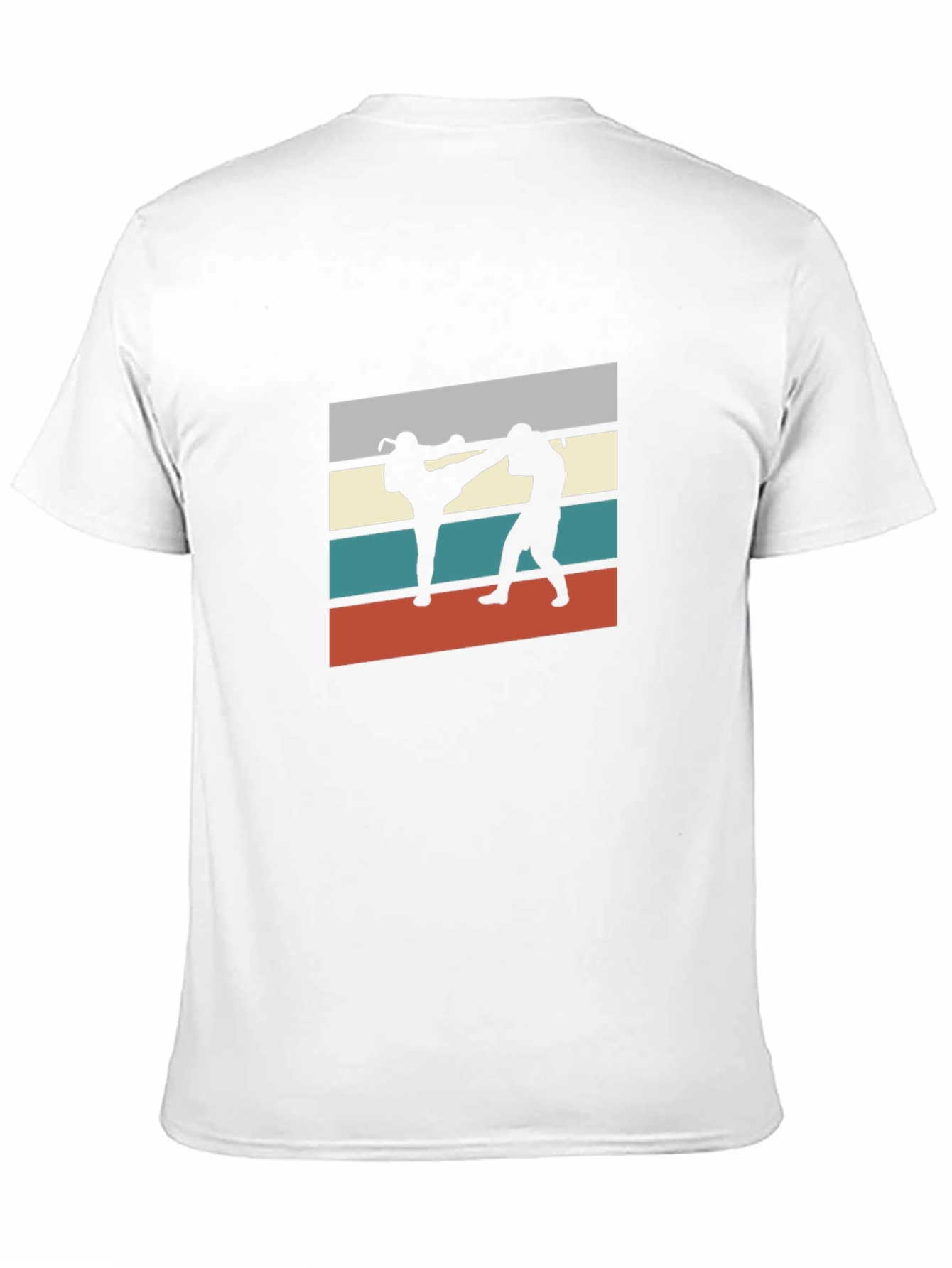 Retro Martial Arts Graphic Tee - Black