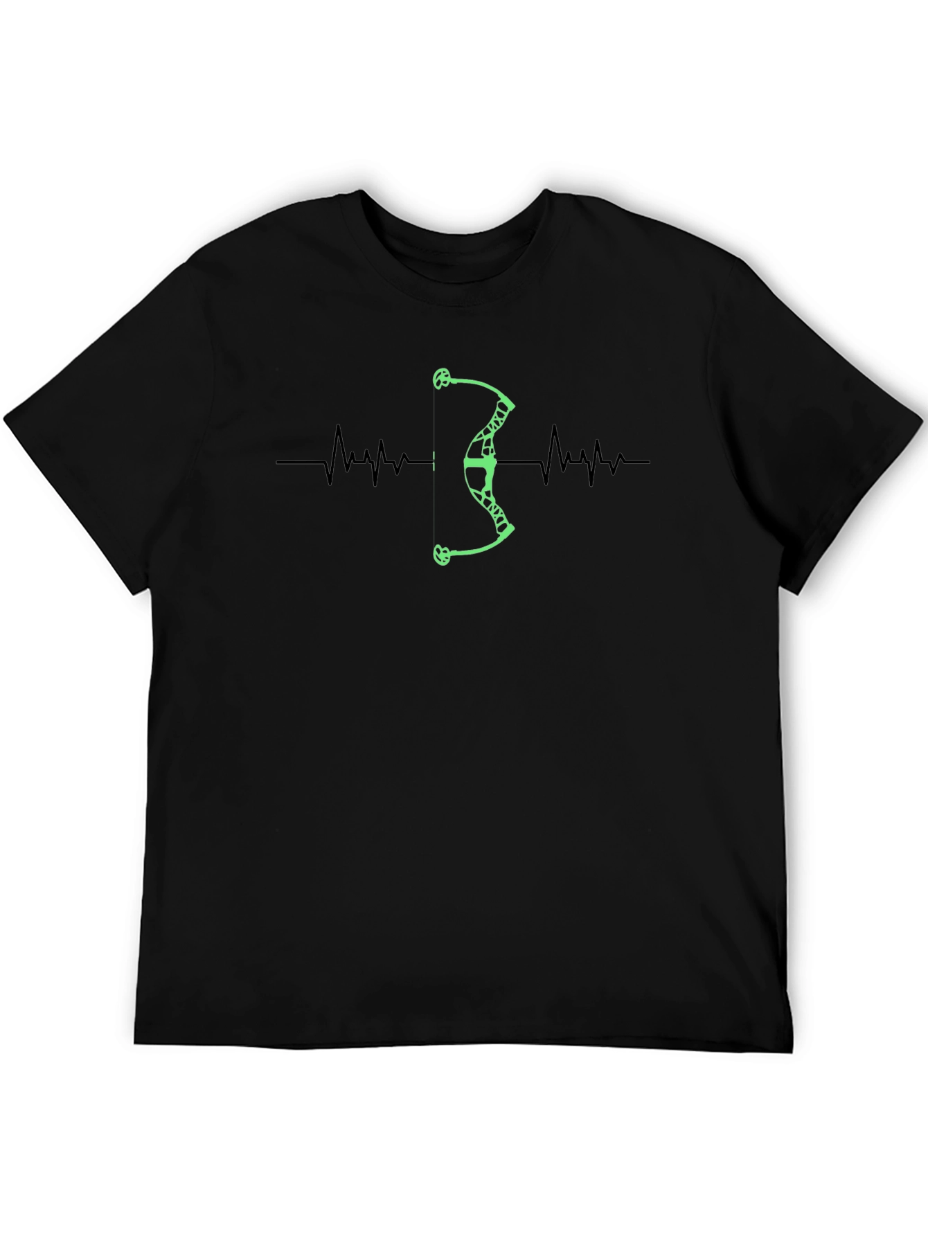 Archery Heartbeat T-Shirt - Black