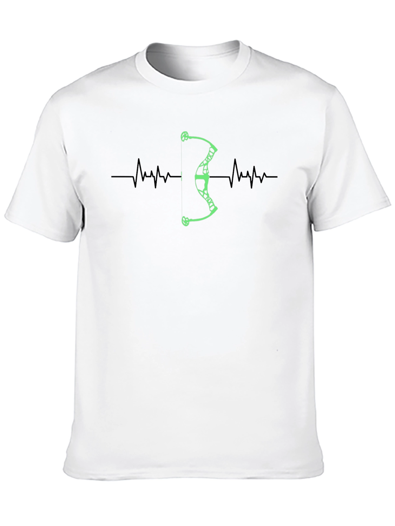 Archery Heartbeat T-Shirt - Black