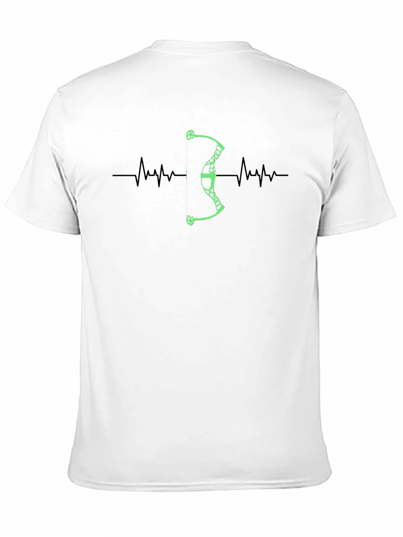 Archery Heartbeat T-Shirt - Black