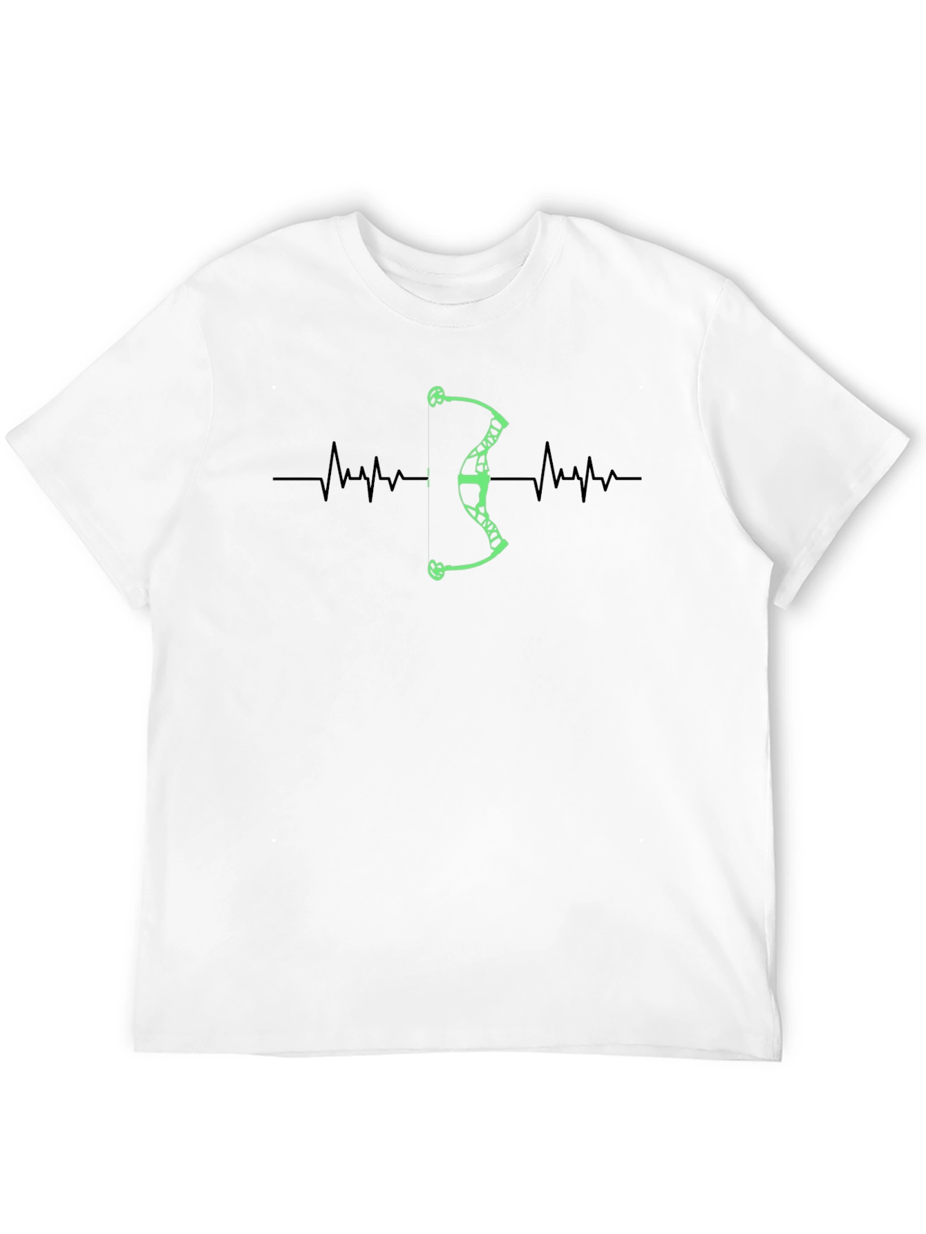 Archery Heartbeat T-Shirt - Black