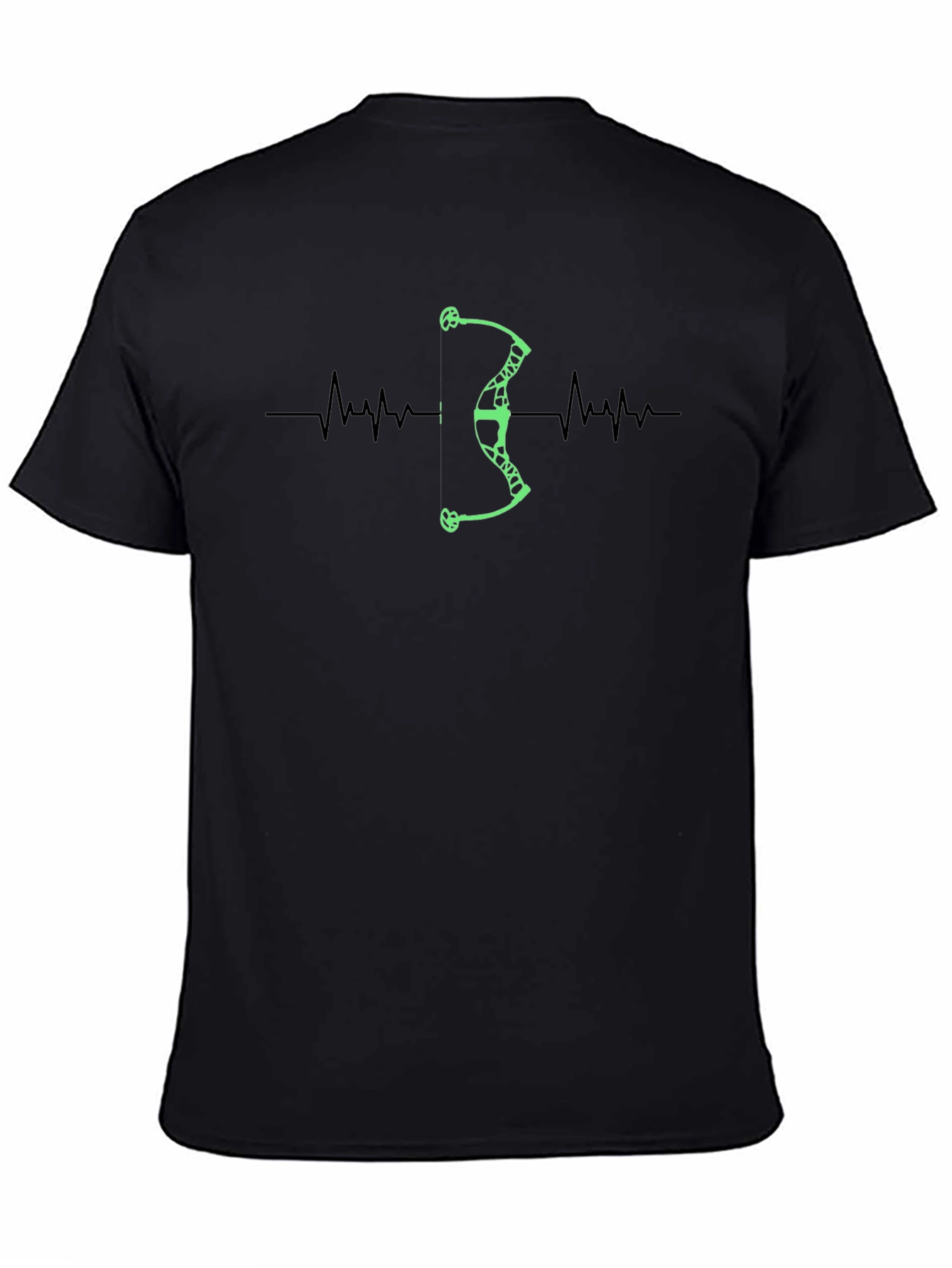 Archery Heartbeat T-Shirt - Black