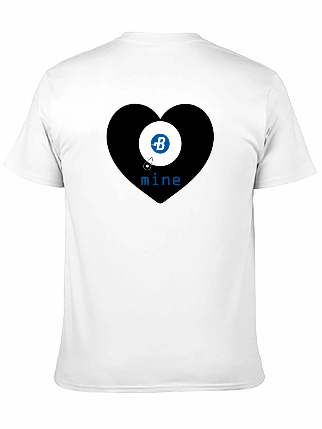 Bitcoin Mine Heart T-Shirt - Crypto Tee
