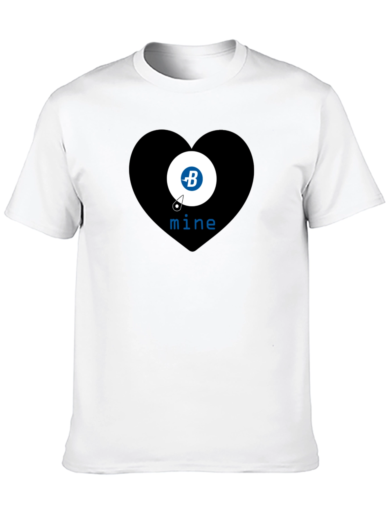 Bitcoin Mine Heart T-Shirt - Crypto Tee