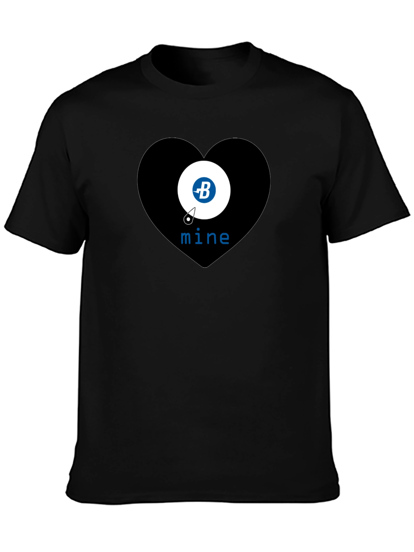 Bitcoin Mine Heart T-Shirt - Crypto Tee