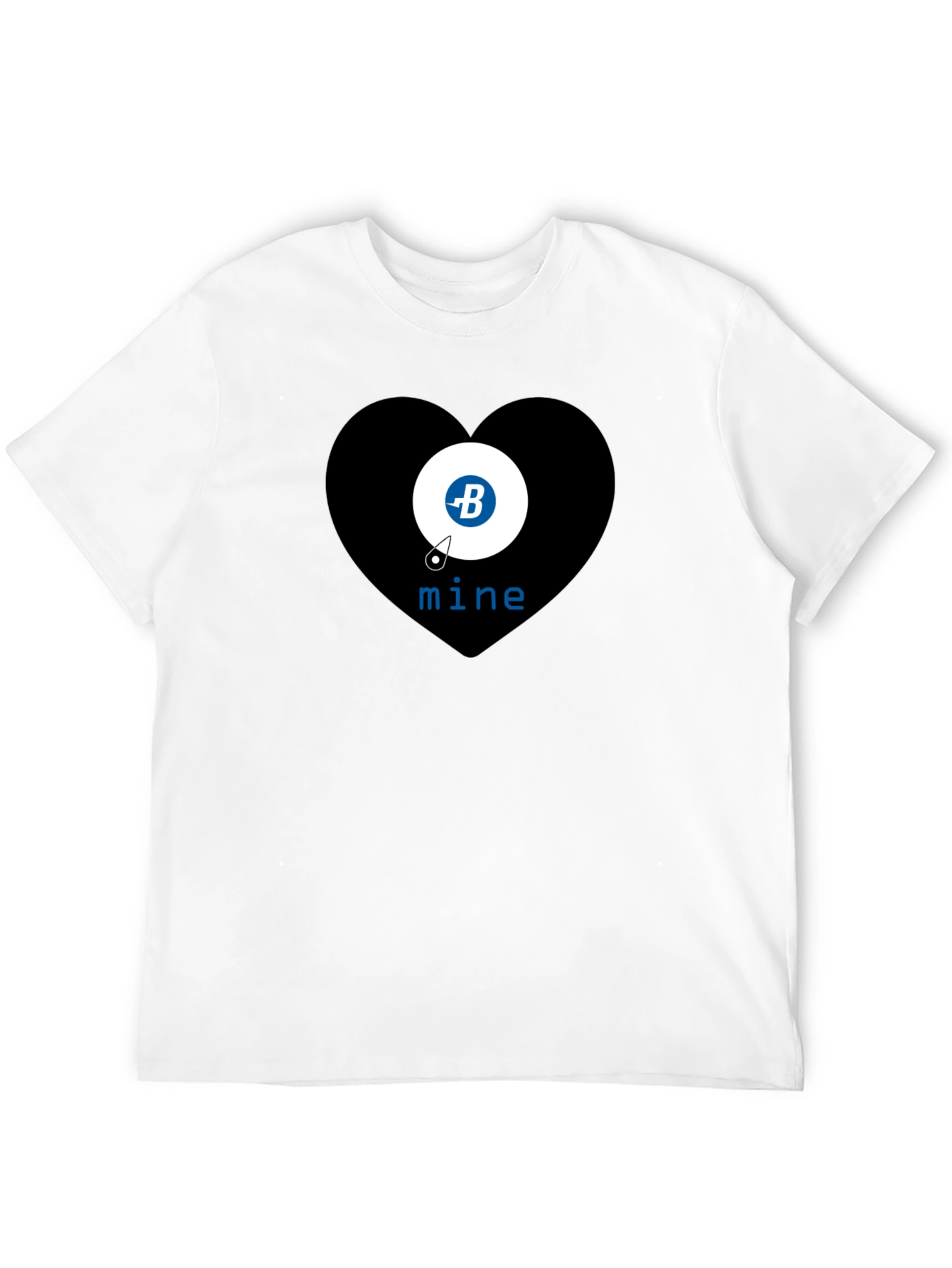 Bitcoin Mine Heart T-Shirt - Crypto Tee