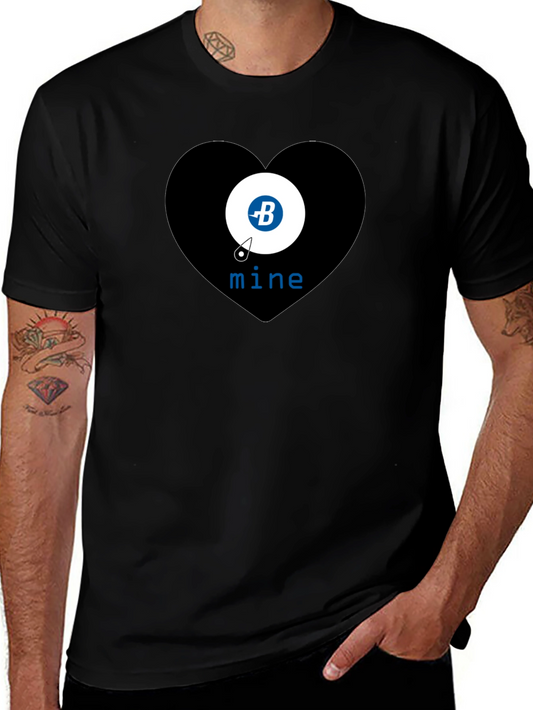 Bitcoin Mine Heart T-Shirt - Crypto Tee