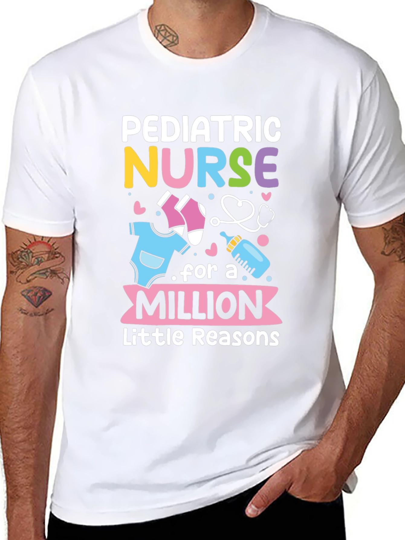 Pediatric Nurse T-Shirt - A Million Little Reasons
