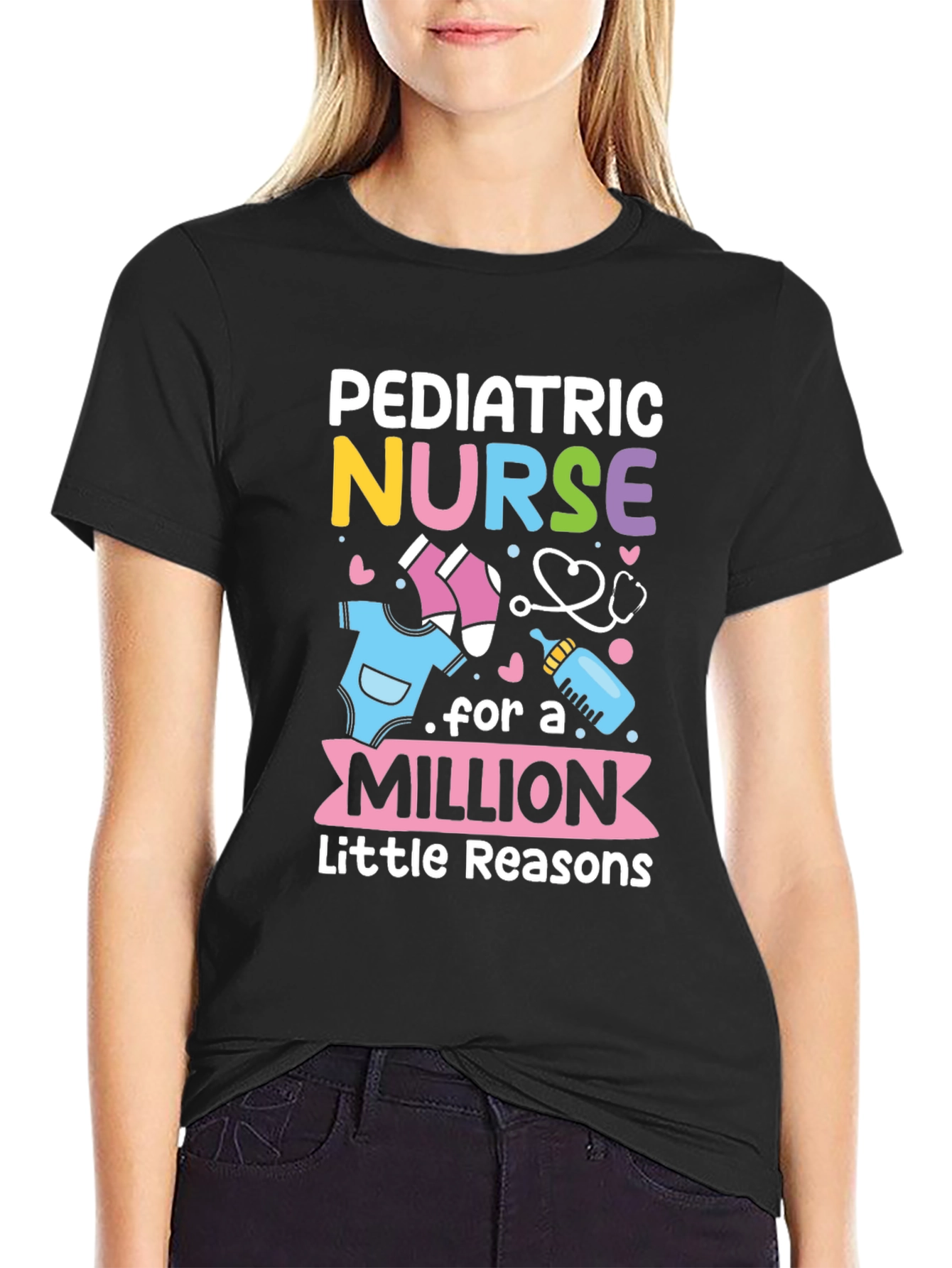Pediatric Nurse T-Shirt - A Million Little Reasons