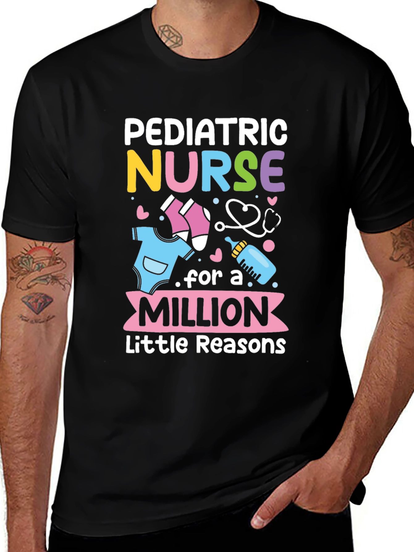 Pediatric Nurse T-Shirt - A Million Little Reasons