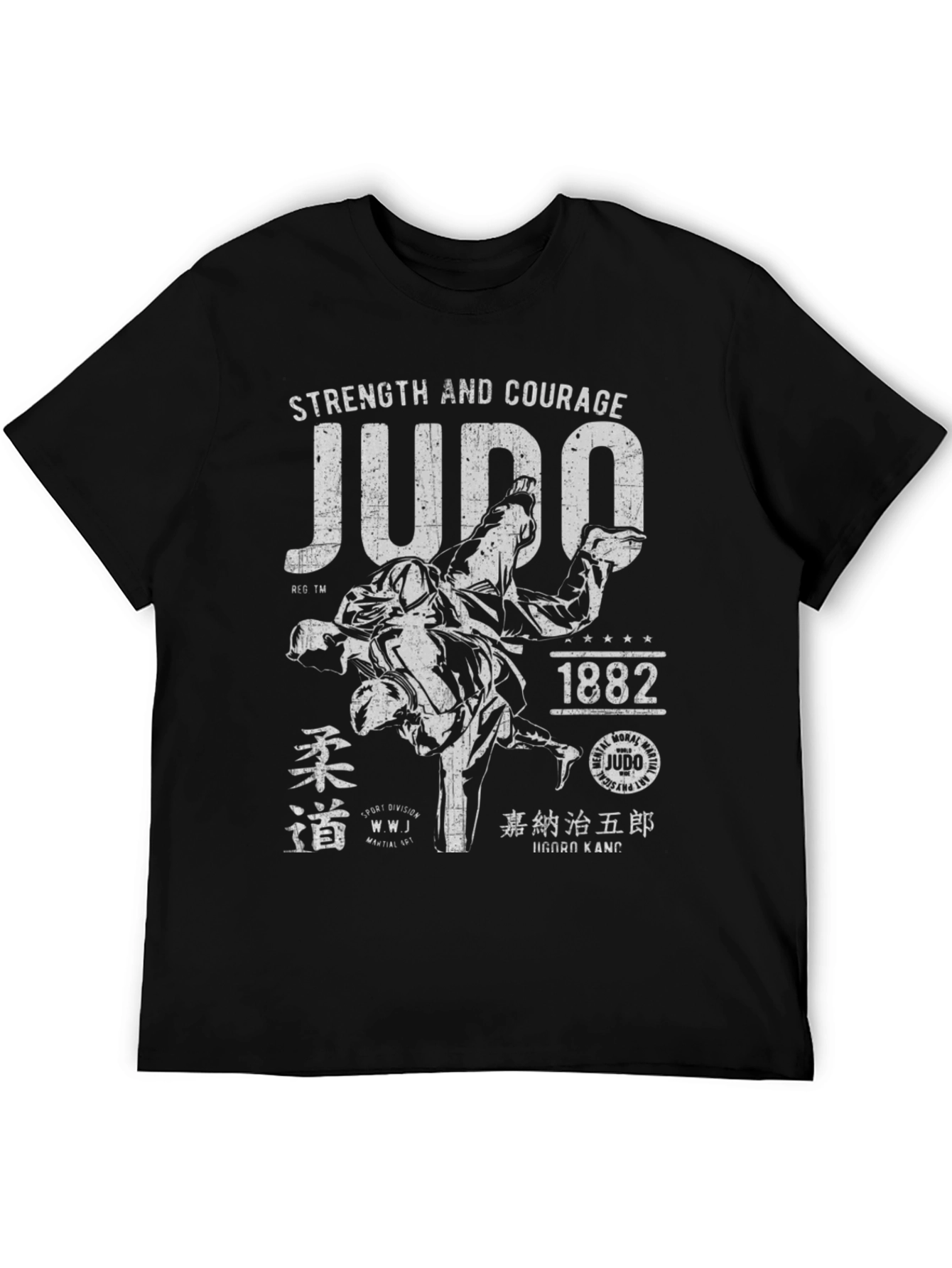Judo Strength and Courage Graphic T-Shirt