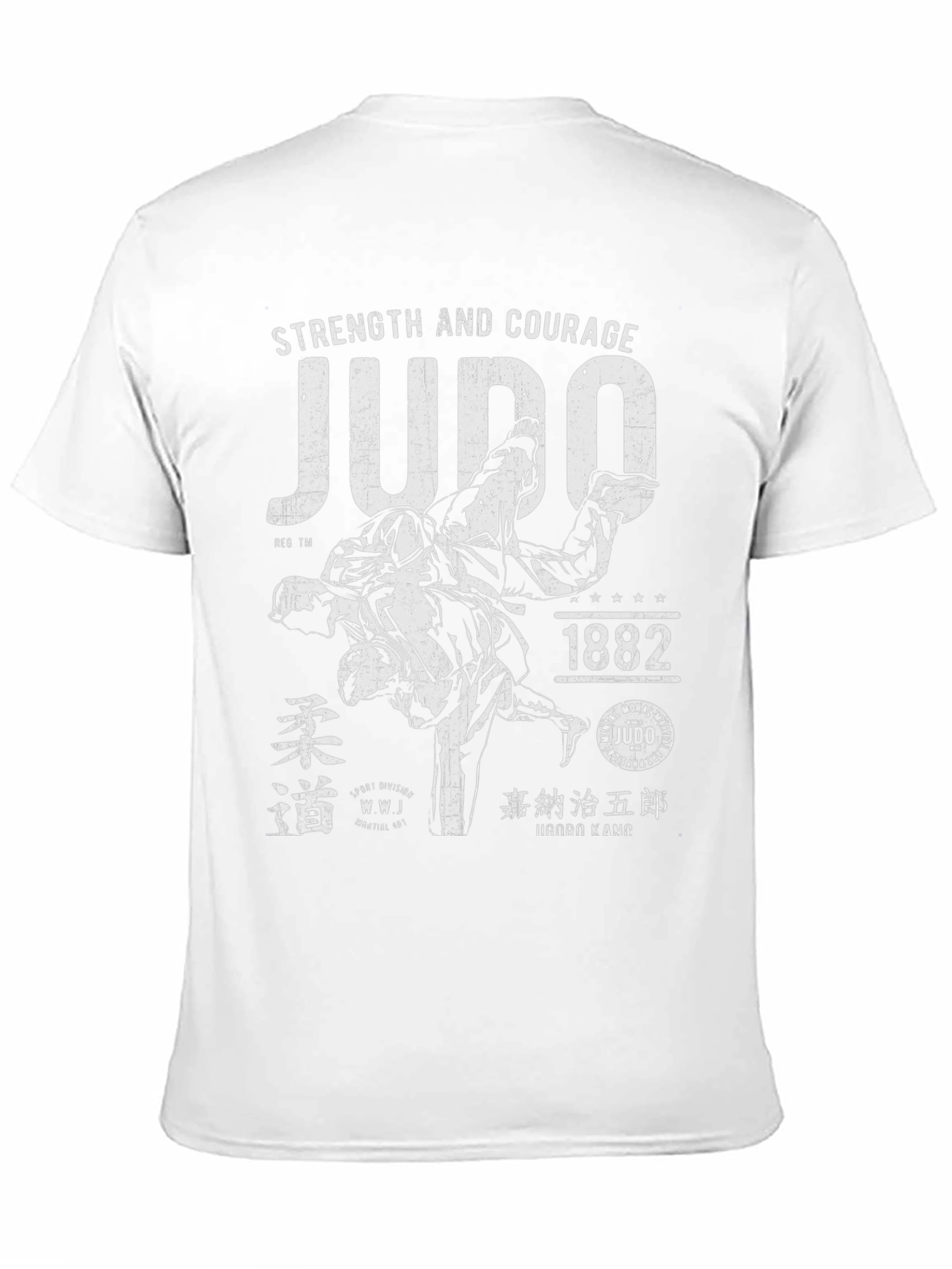 Judo Strength and Courage Graphic T-Shirt