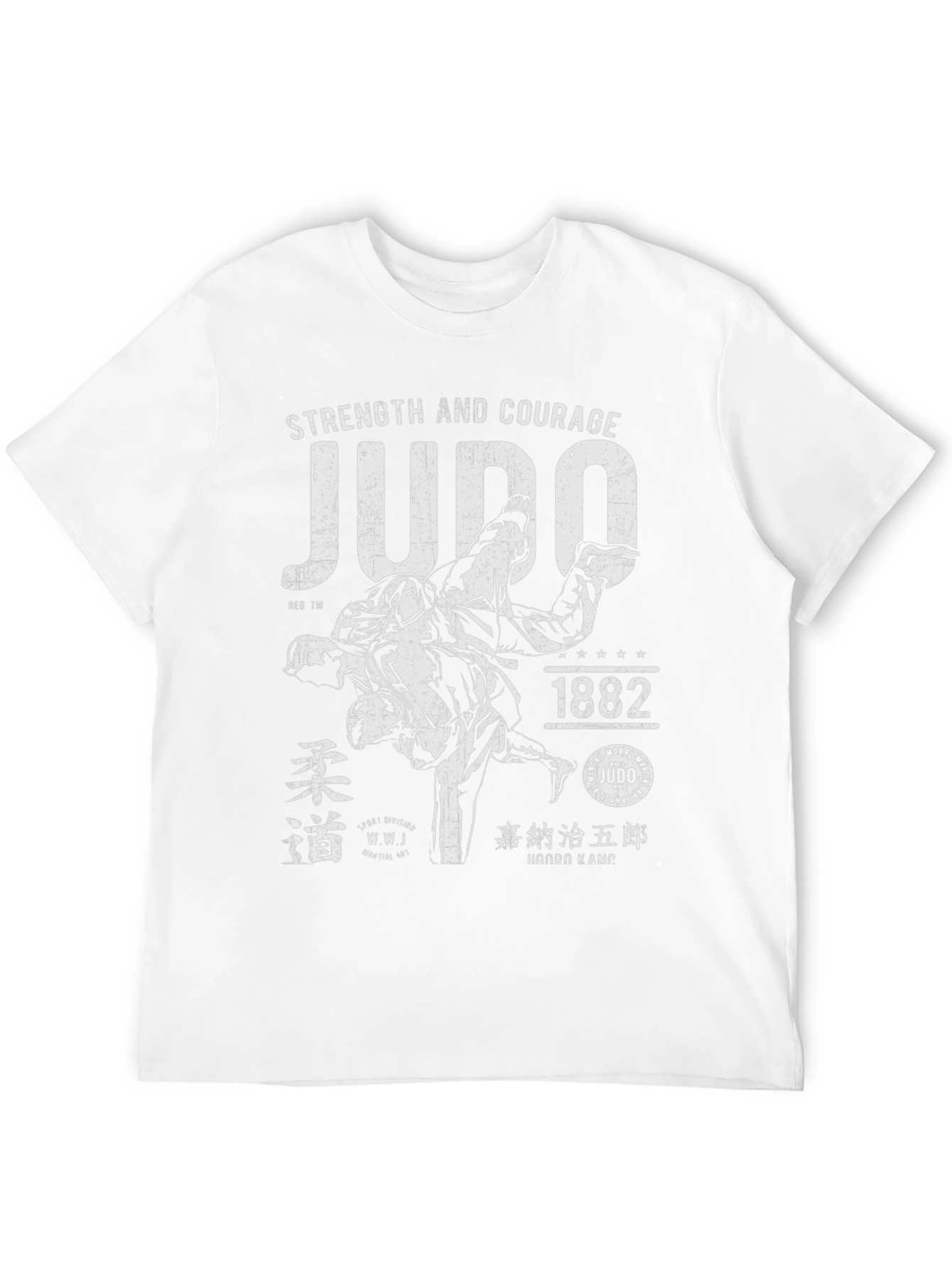 Judo Strength and Courage Graphic T-Shirt