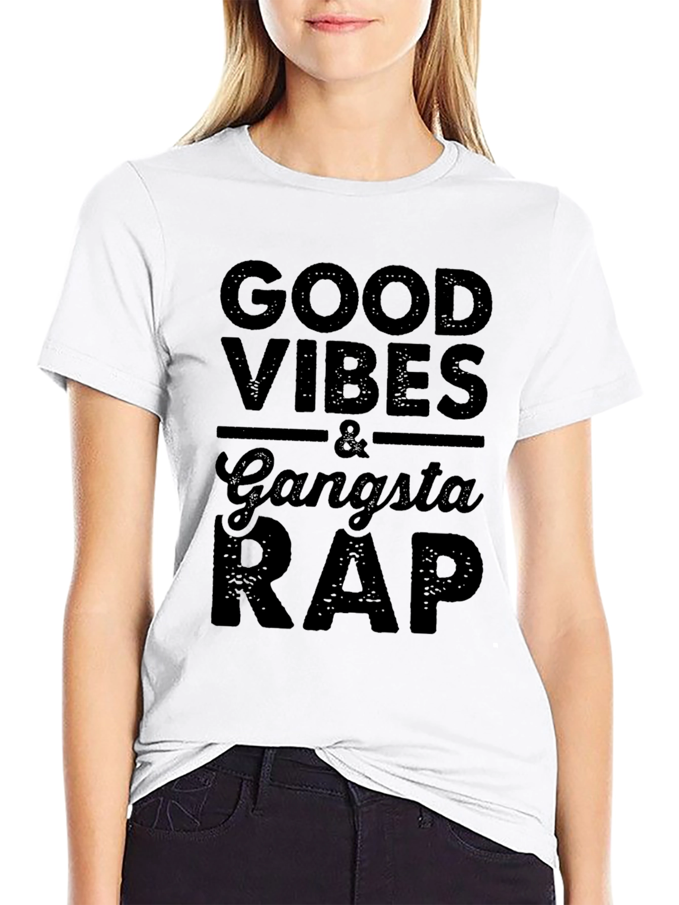 Good Vibes & Gangsta Rap Graphic Tee