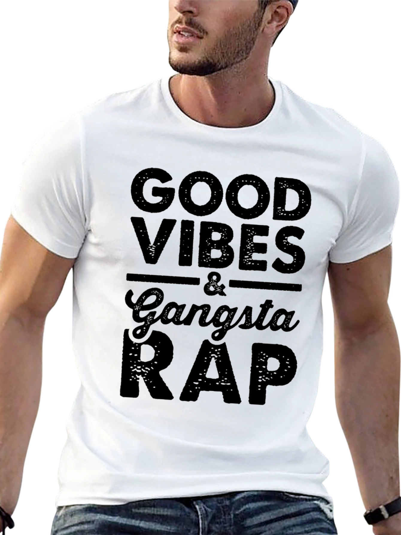 Good Vibes & Gangsta Rap Graphic Tee