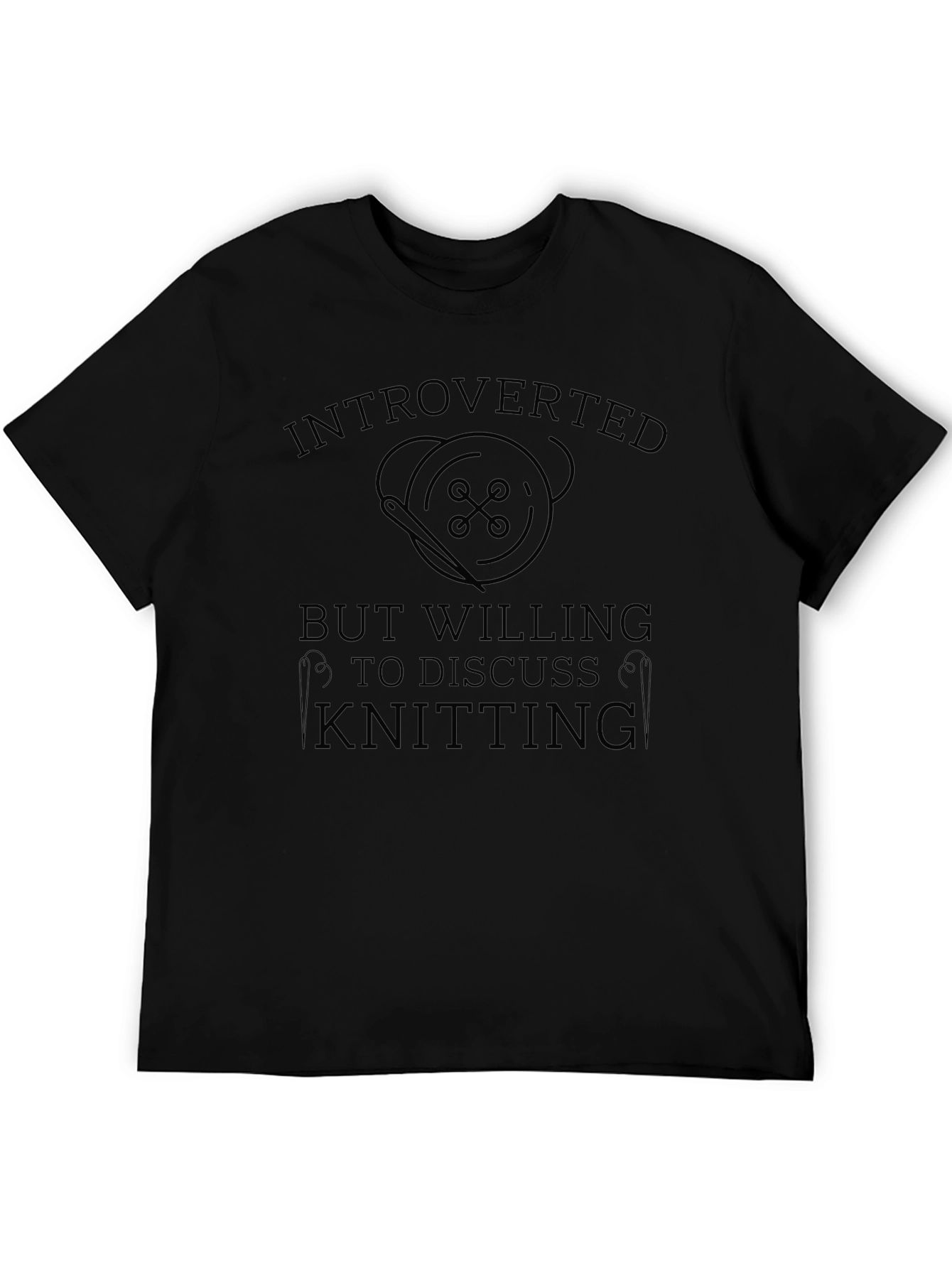 Introverted Knitting T-Shirt - Soft Cotton Tee