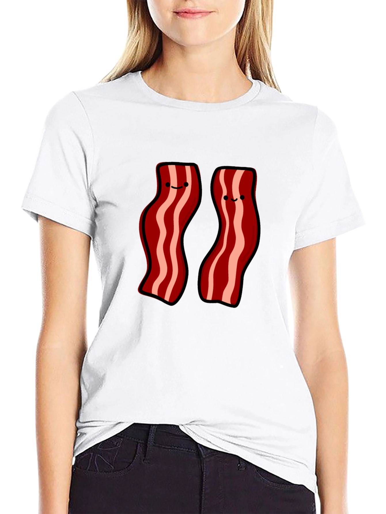 Bacon Buddies Black T-Shirt
