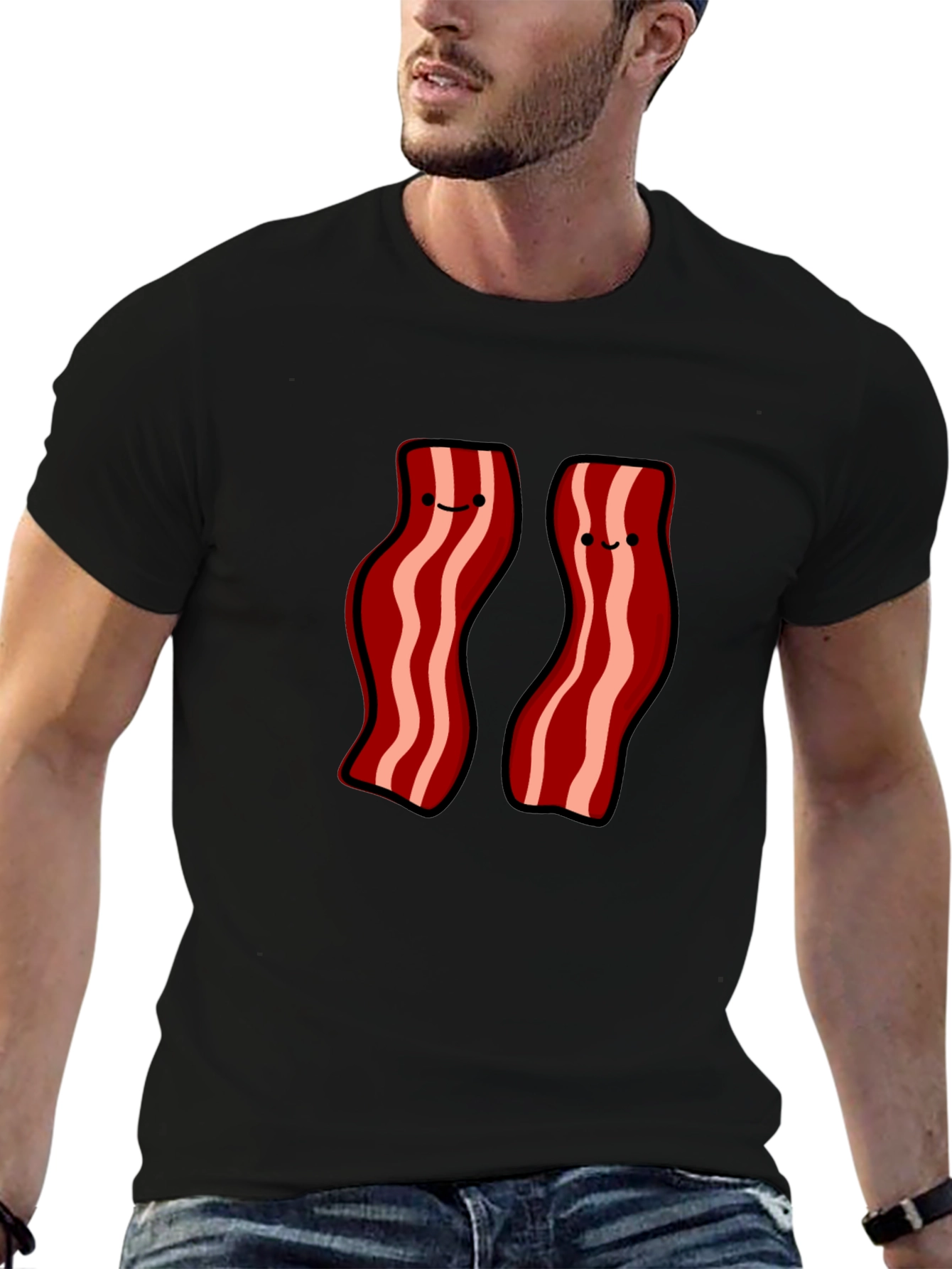 Bacon Buddies Black T-Shirt