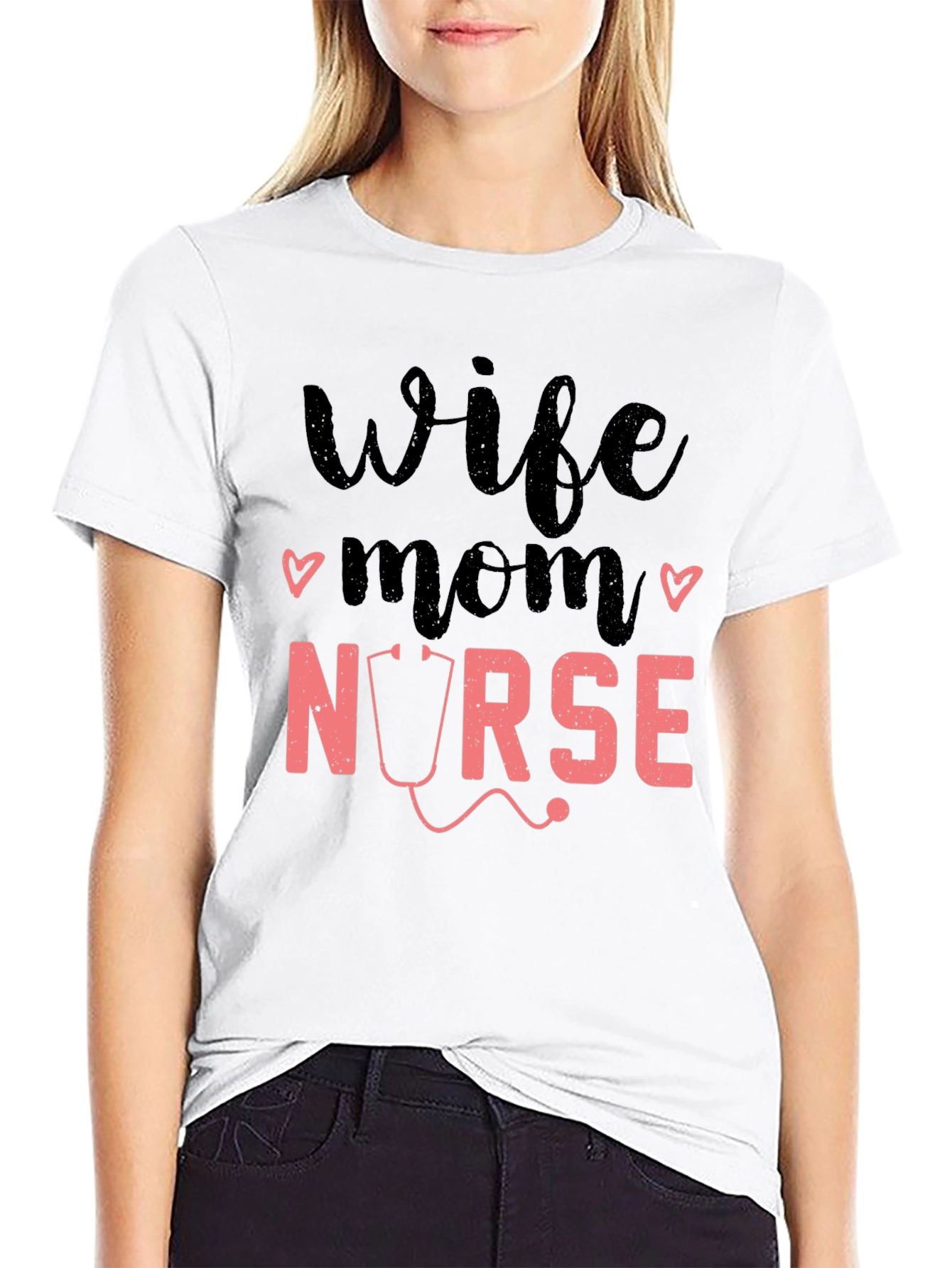 Wife Mom Nurse Graphic Tee