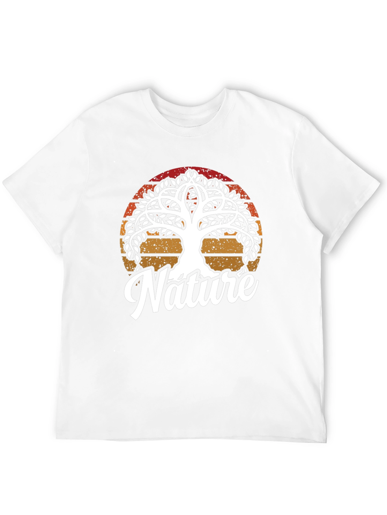 Nature Tree Graphic Tee - Mens Black T-Shirt