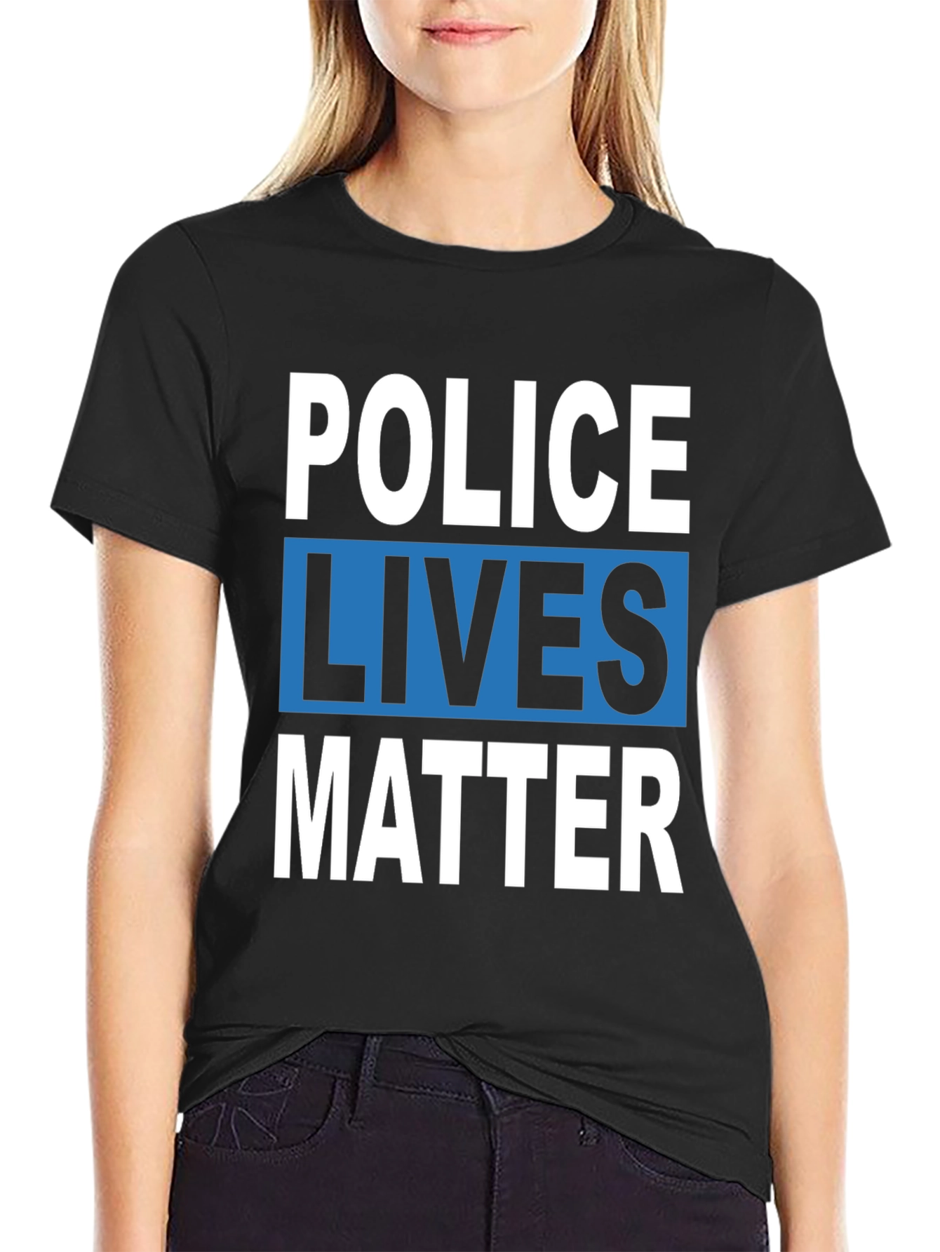Police Lives Matter T-Shirt - Black Graphic Tee
