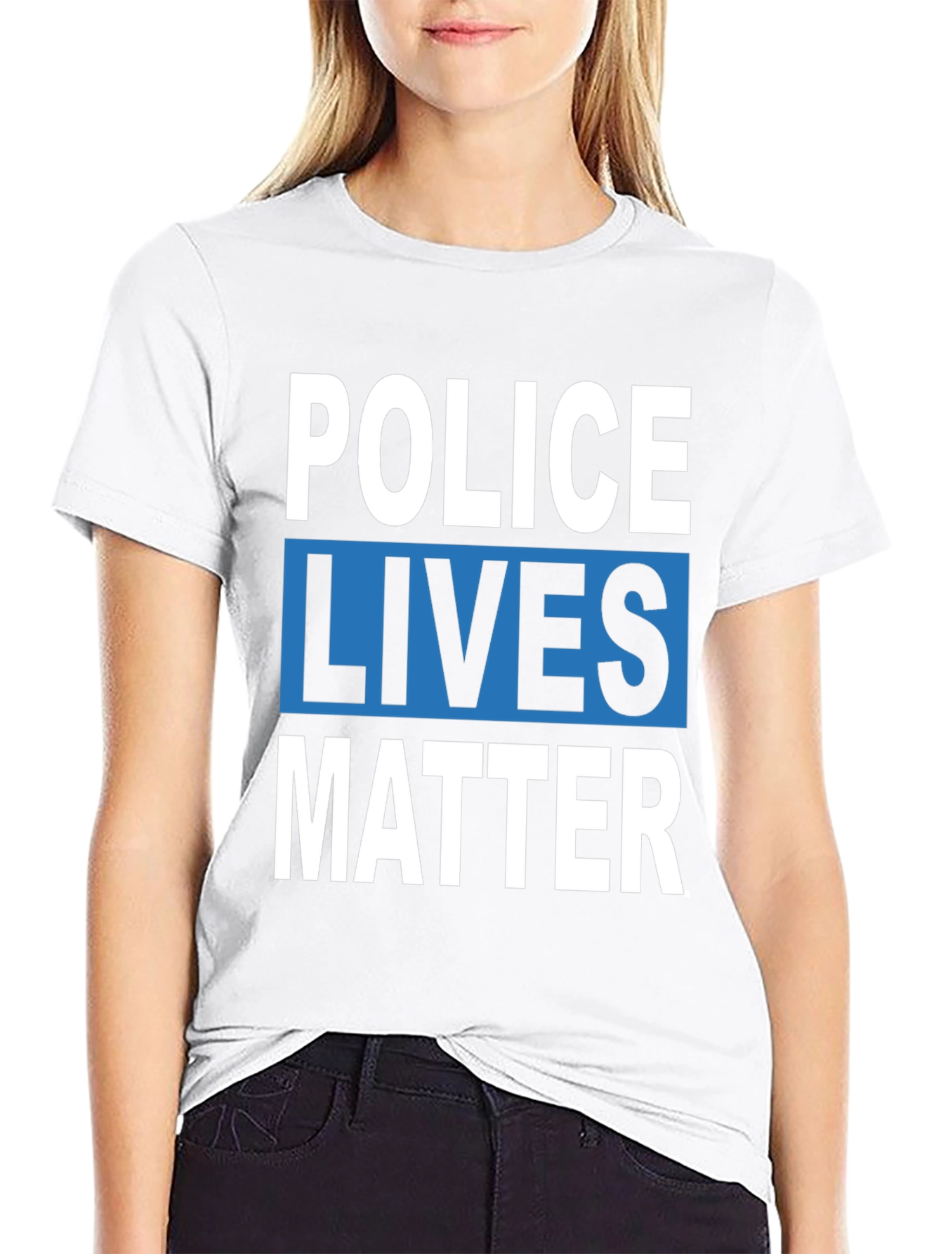 Police Lives Matter T-Shirt - Black Graphic Tee