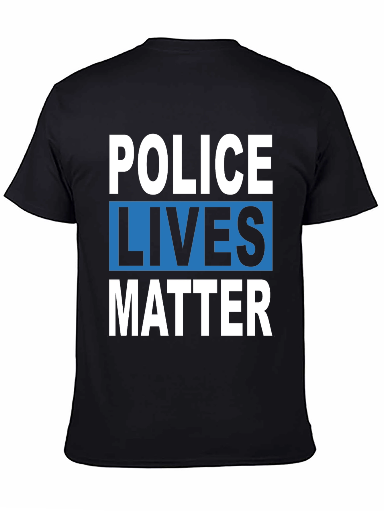 Police Lives Matter T-Shirt - Black Graphic Tee
