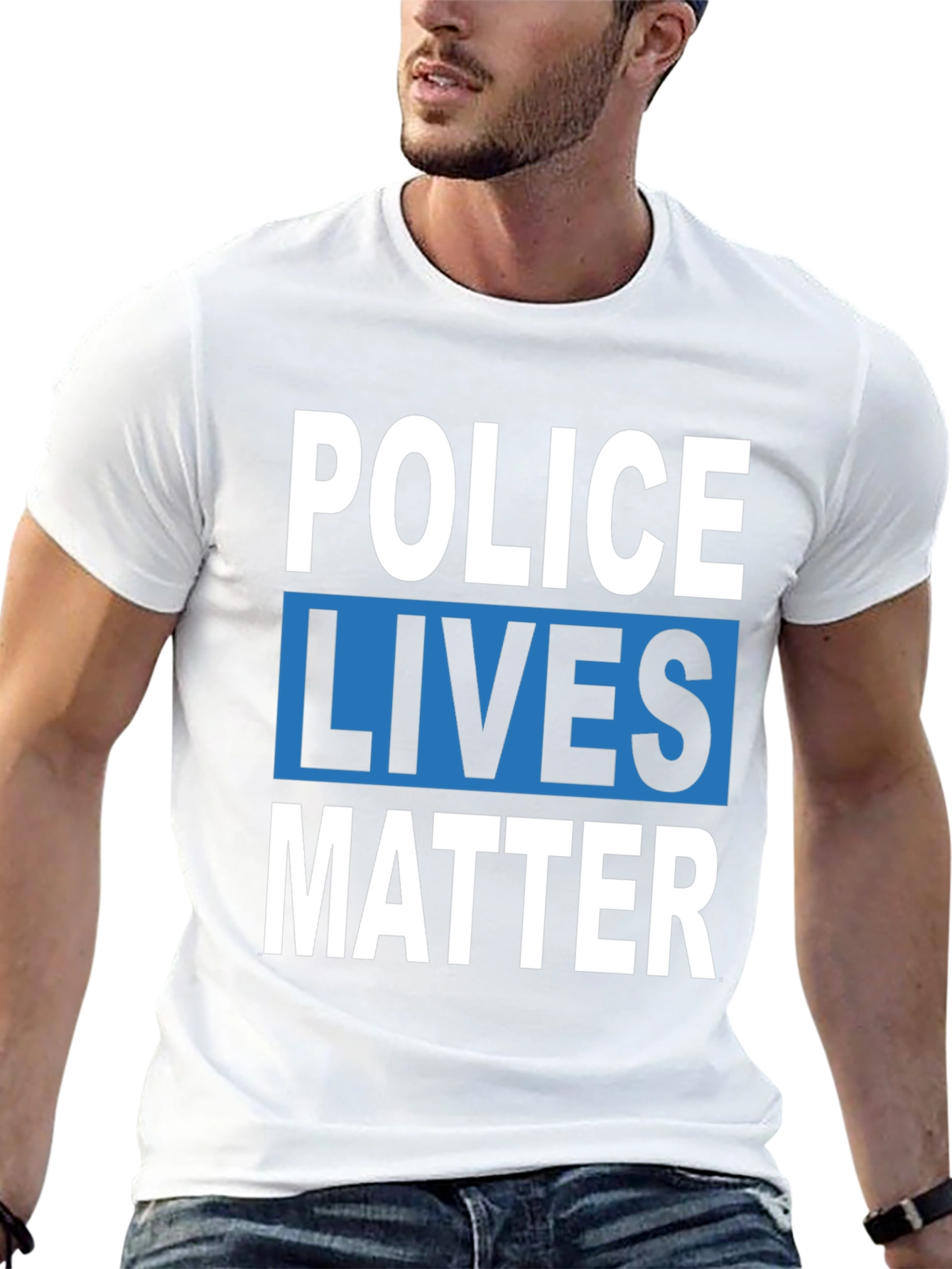 Police Lives Matter T-Shirt - Black Graphic Tee