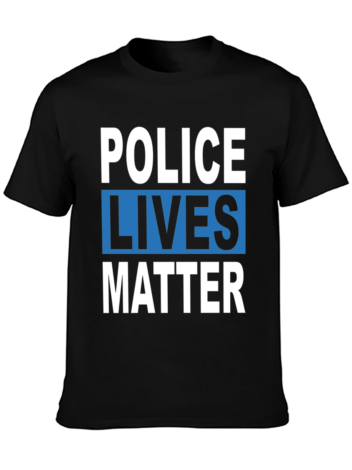 Police Lives Matter T-Shirt - Black Graphic Tee