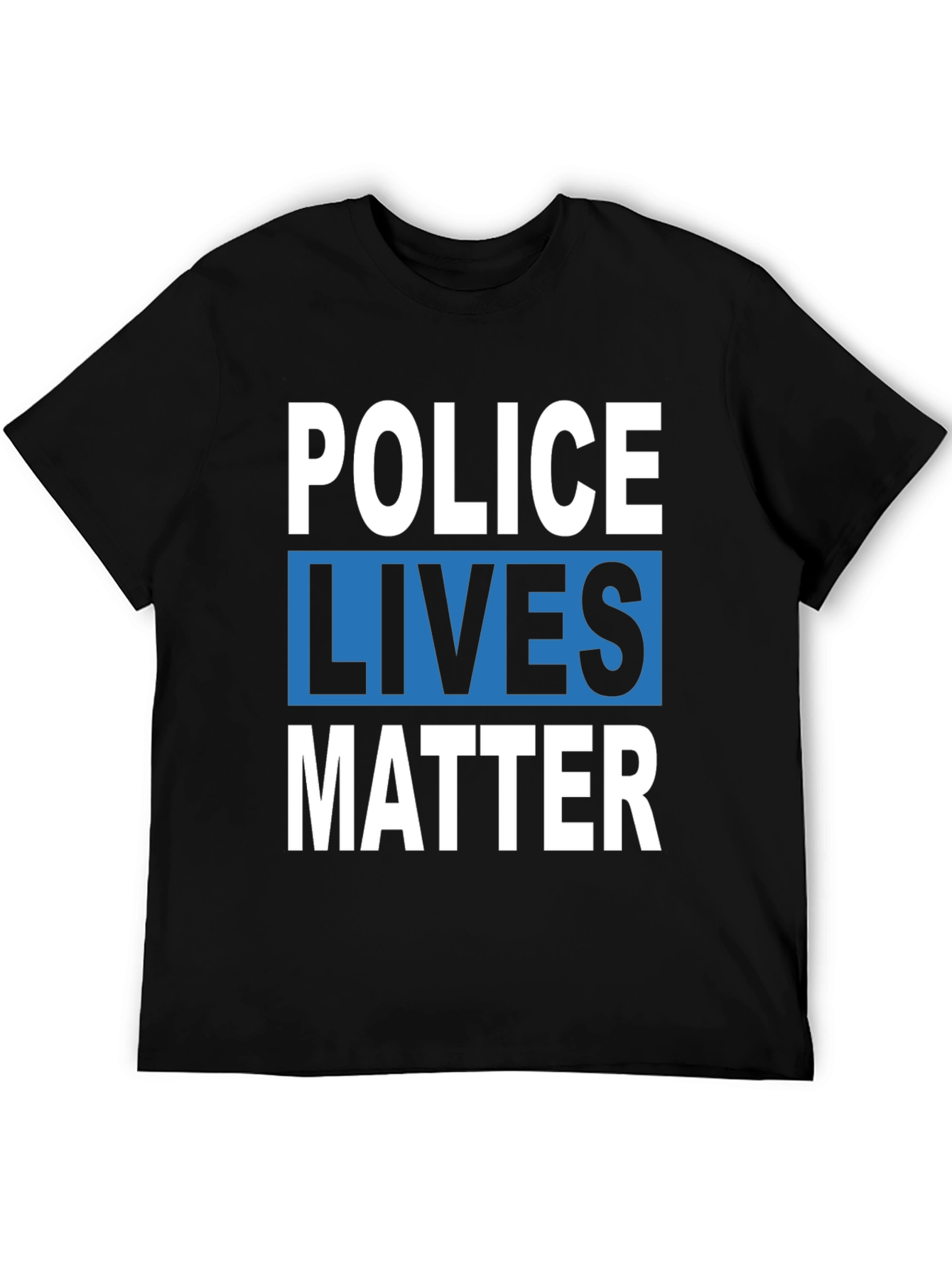Police Lives Matter T-Shirt - Black Graphic Tee