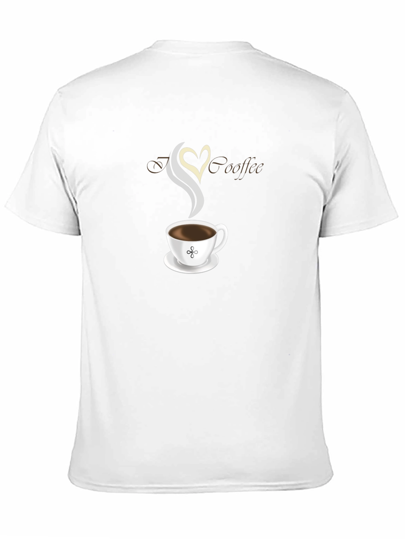 I Heart Coffee Graphic Tee - Black
