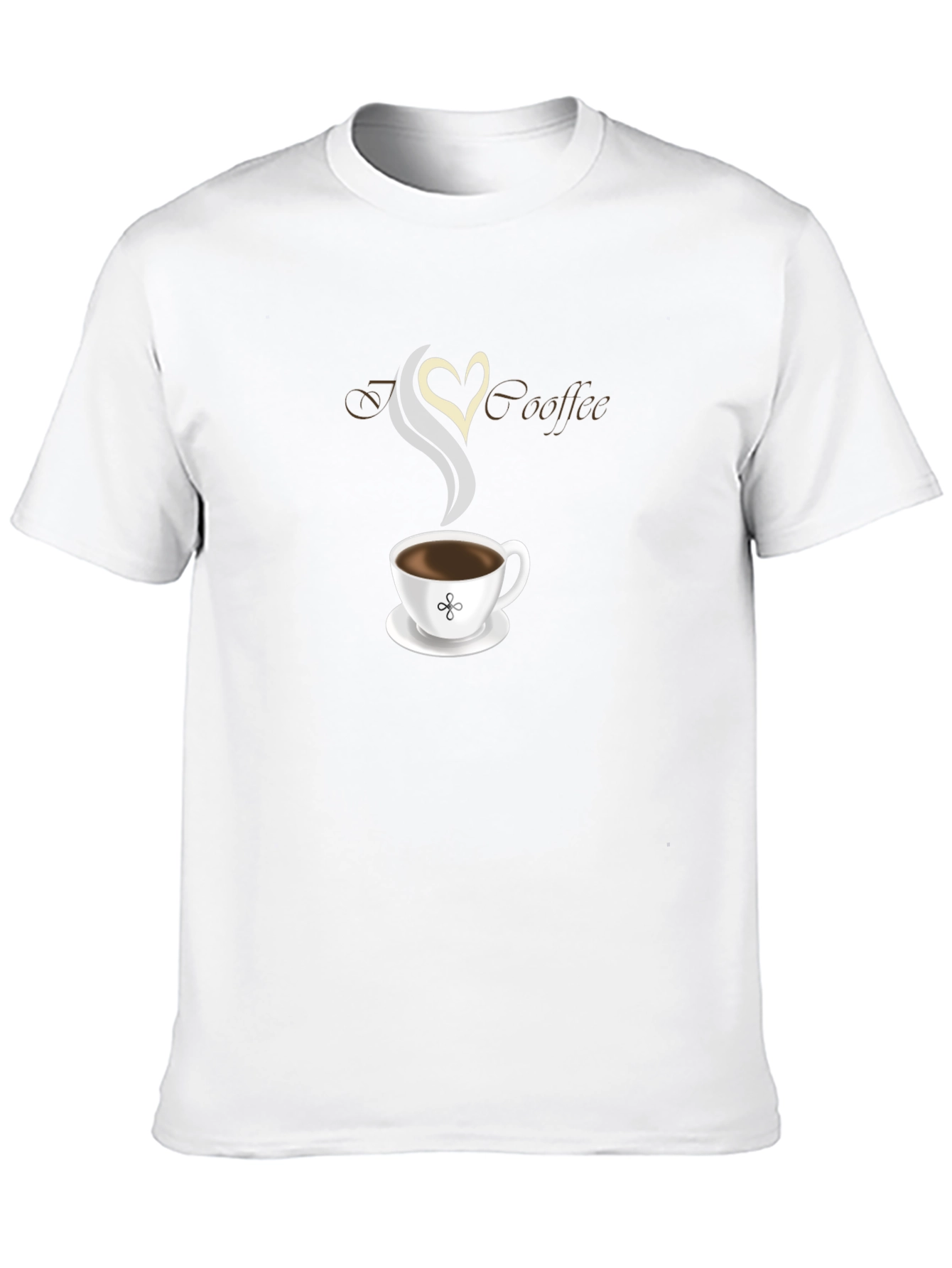 I Heart Coffee Graphic Tee - Black