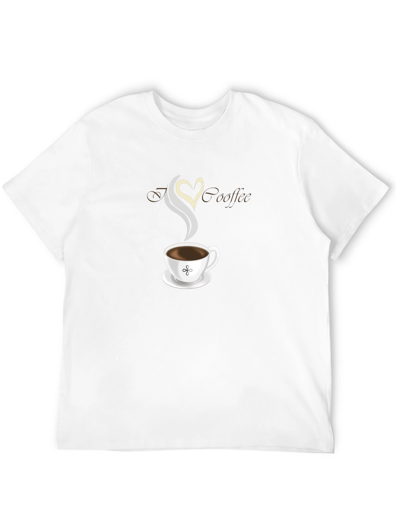 I Heart Coffee Graphic Tee - Black