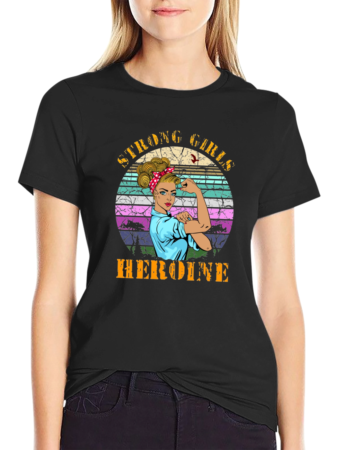 Strong Girls Heroine Graphic Tee