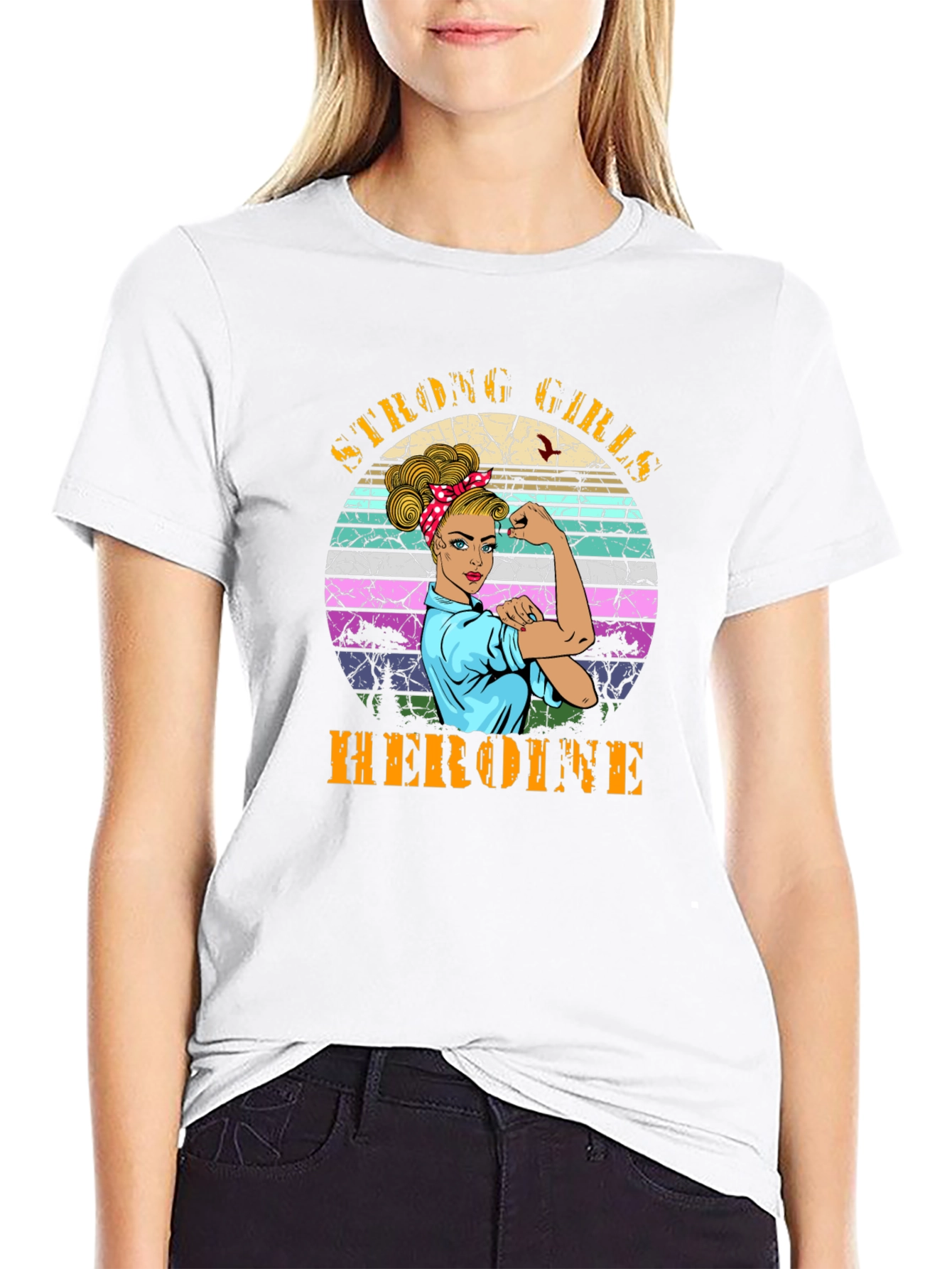 Strong Girls Heroine Graphic Tee