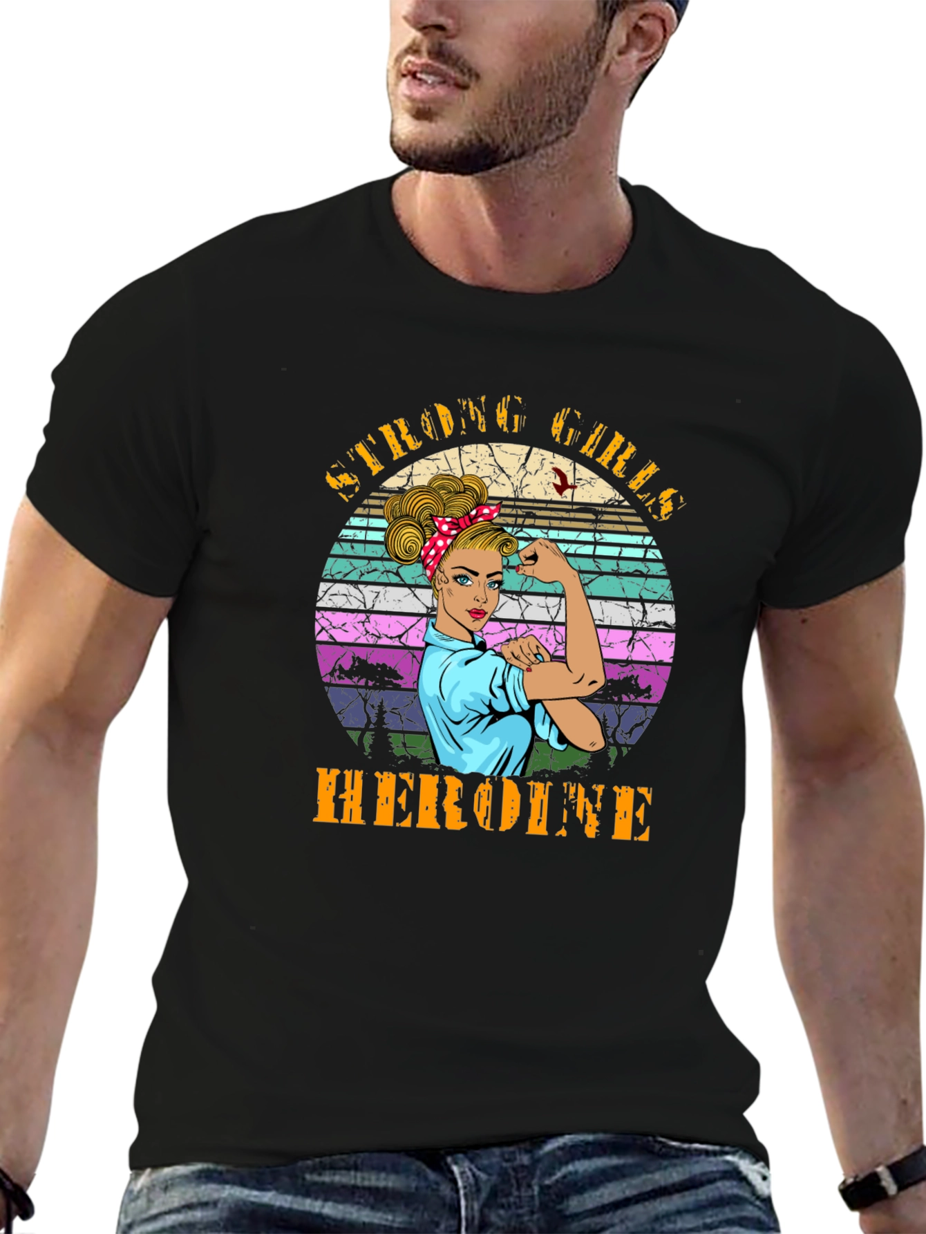 Strong Girls Heroine Graphic Tee
