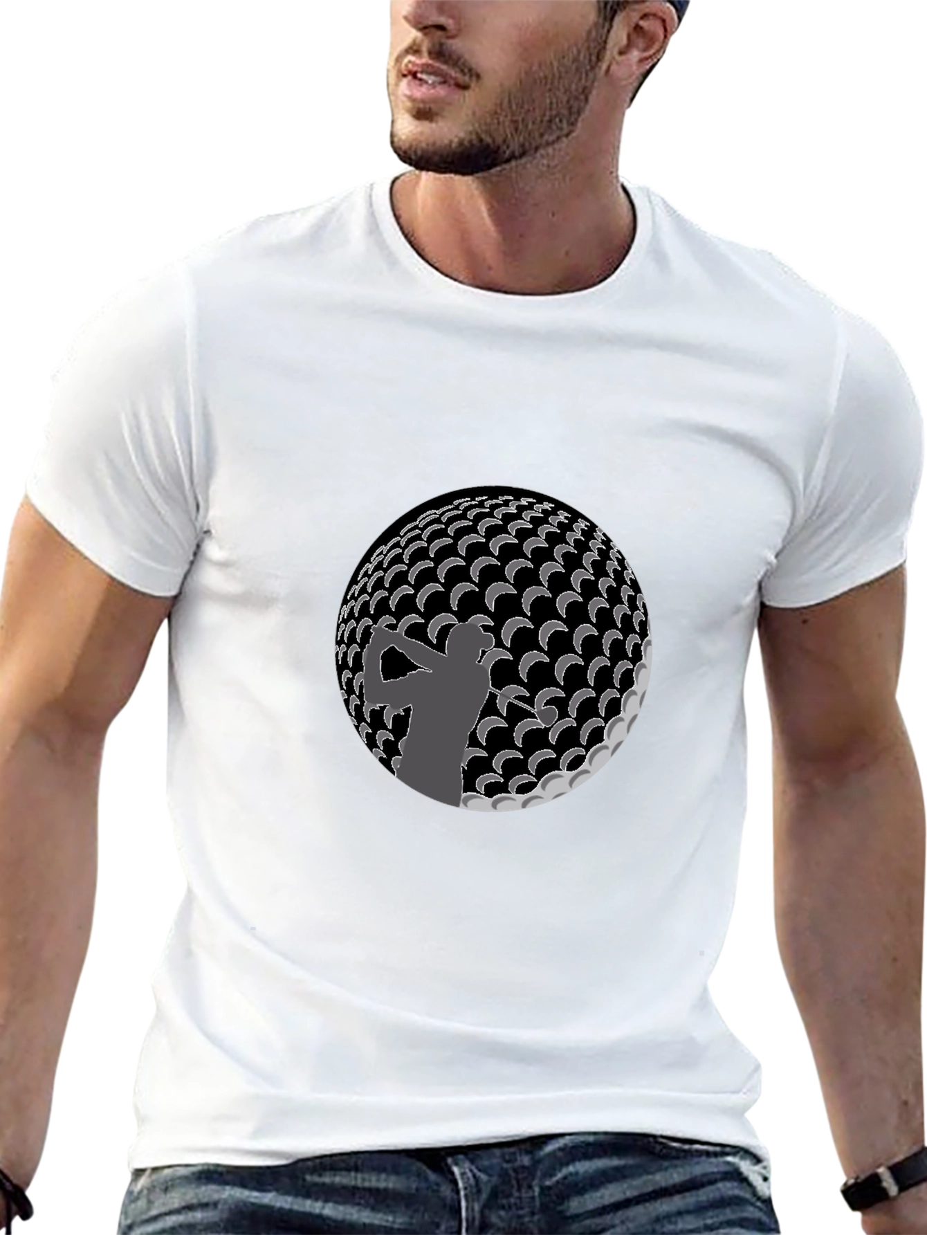 Golf Silhouette T-Shirt - Stylish & Unique Design
